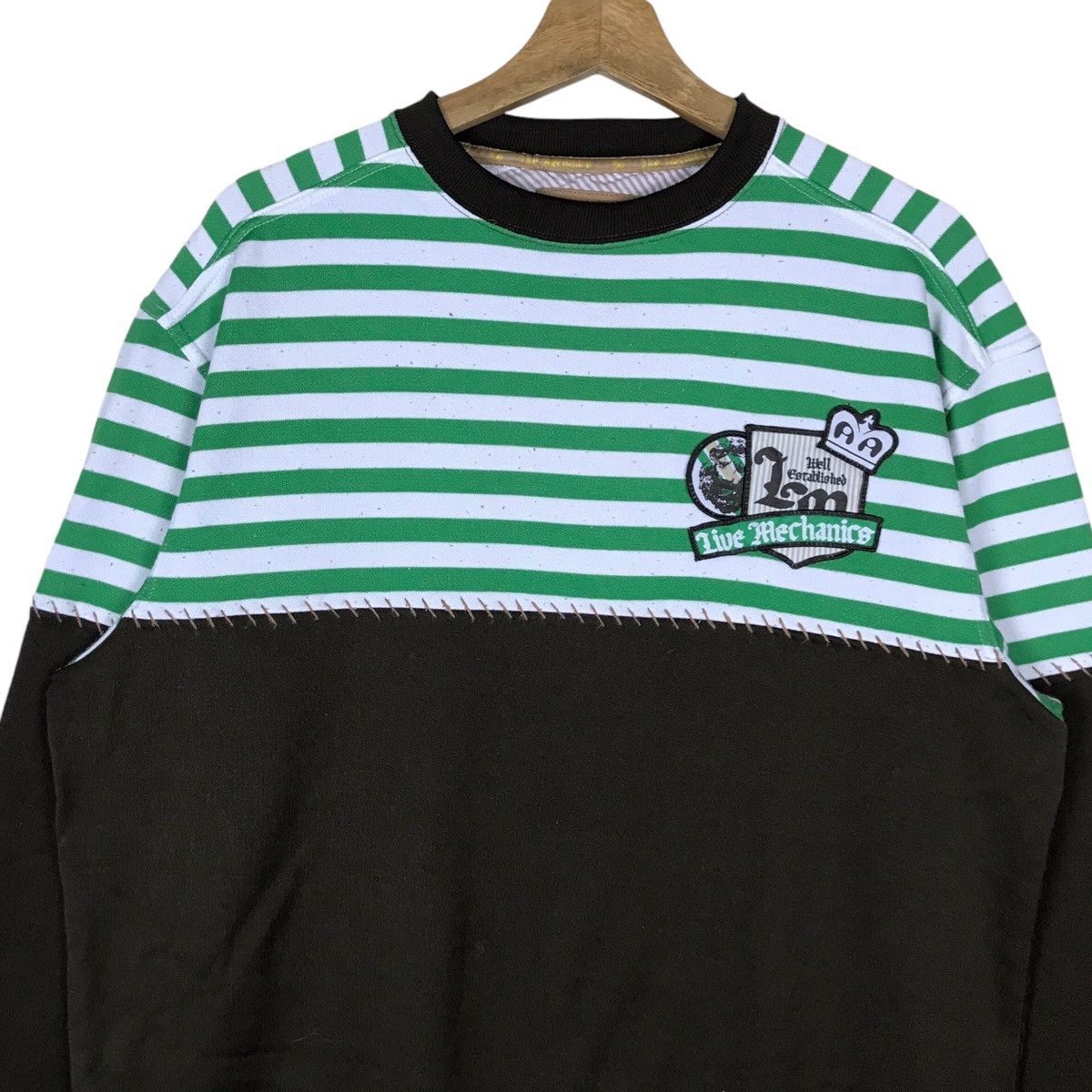 Live Mechanics Vintage Live Mechanics Pullover Jumper Sweatshirt Size US L / EU 52-54 / 3 - 2 Thumbnail