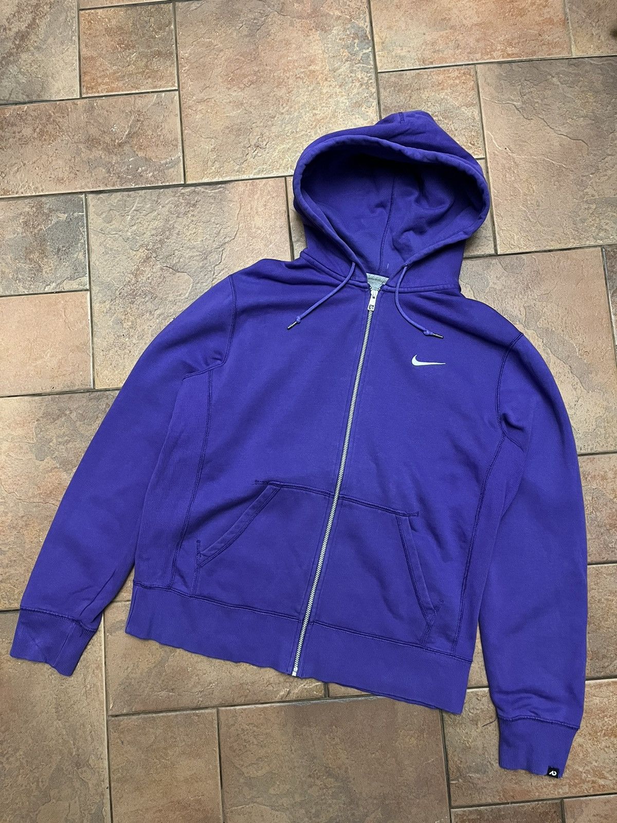 purple nike zip up hoodie