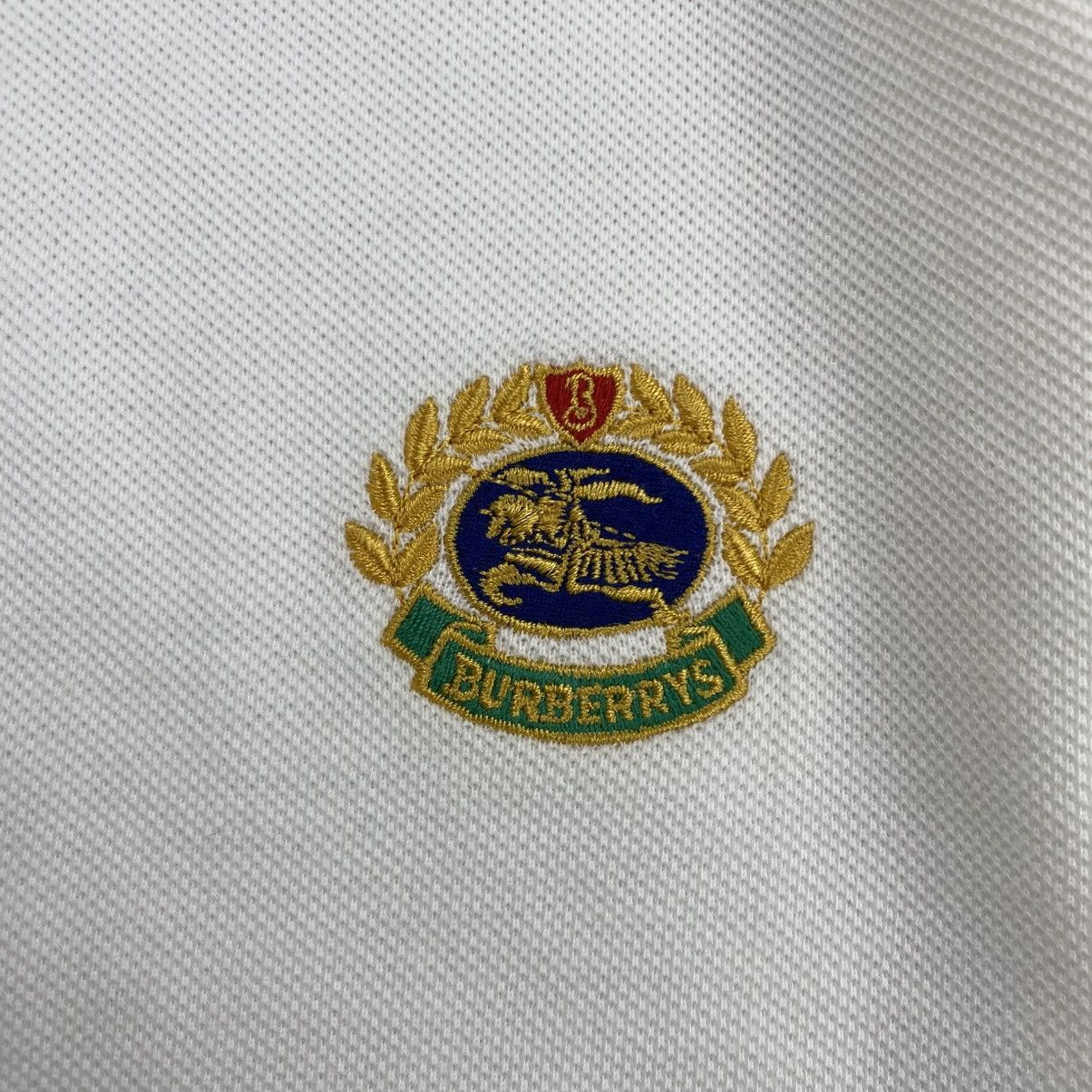 Burberry Vintage Burberrys London Nova Check White Long Polo Shirt Size US M / EU 48-50 / 2 - 5 Thumbnail