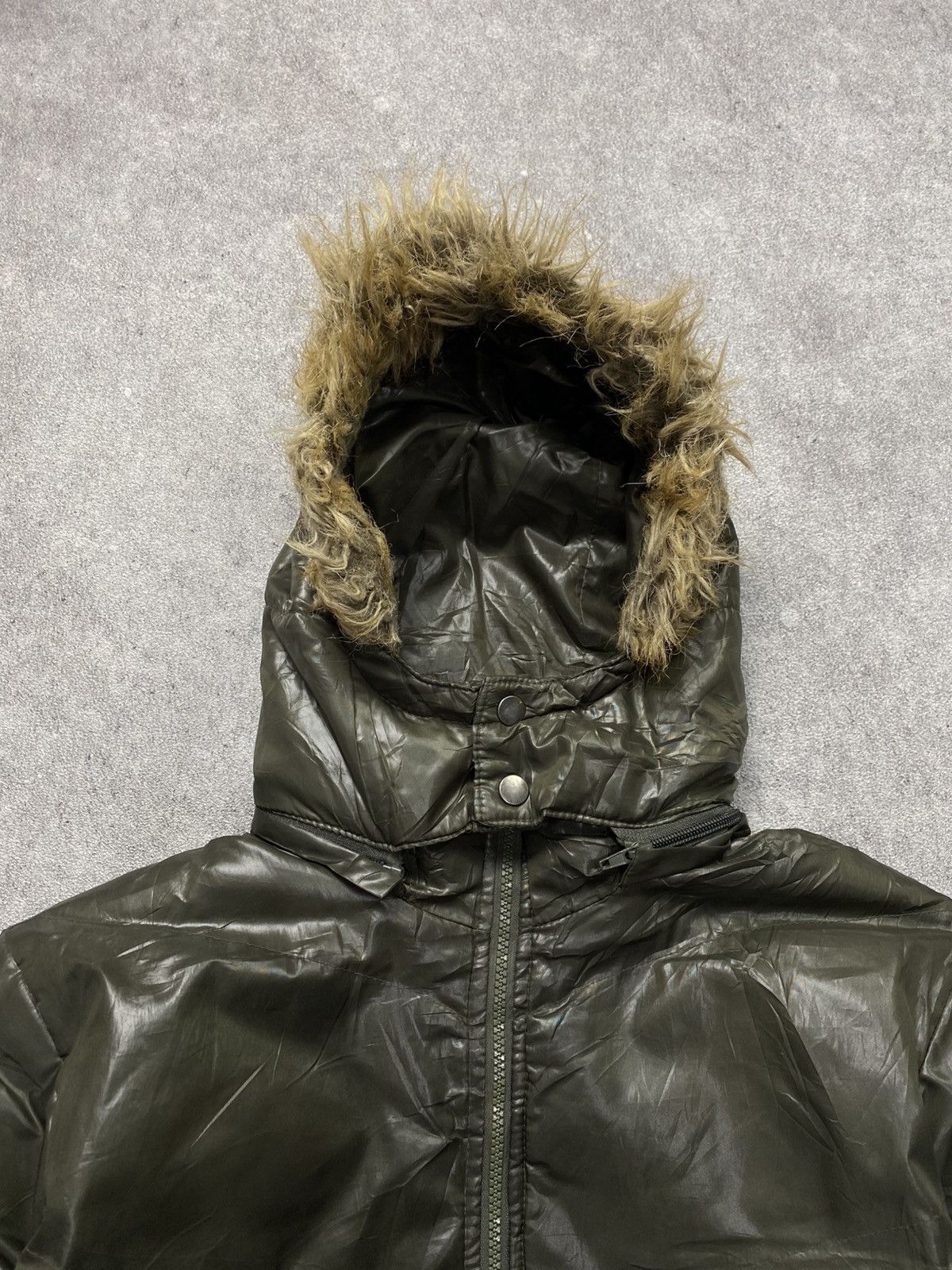 Japanese Brand 2000s Carft works quilted fur bomber jacket Size US M / EU 48-50 / 2 - 3 Thumbnail