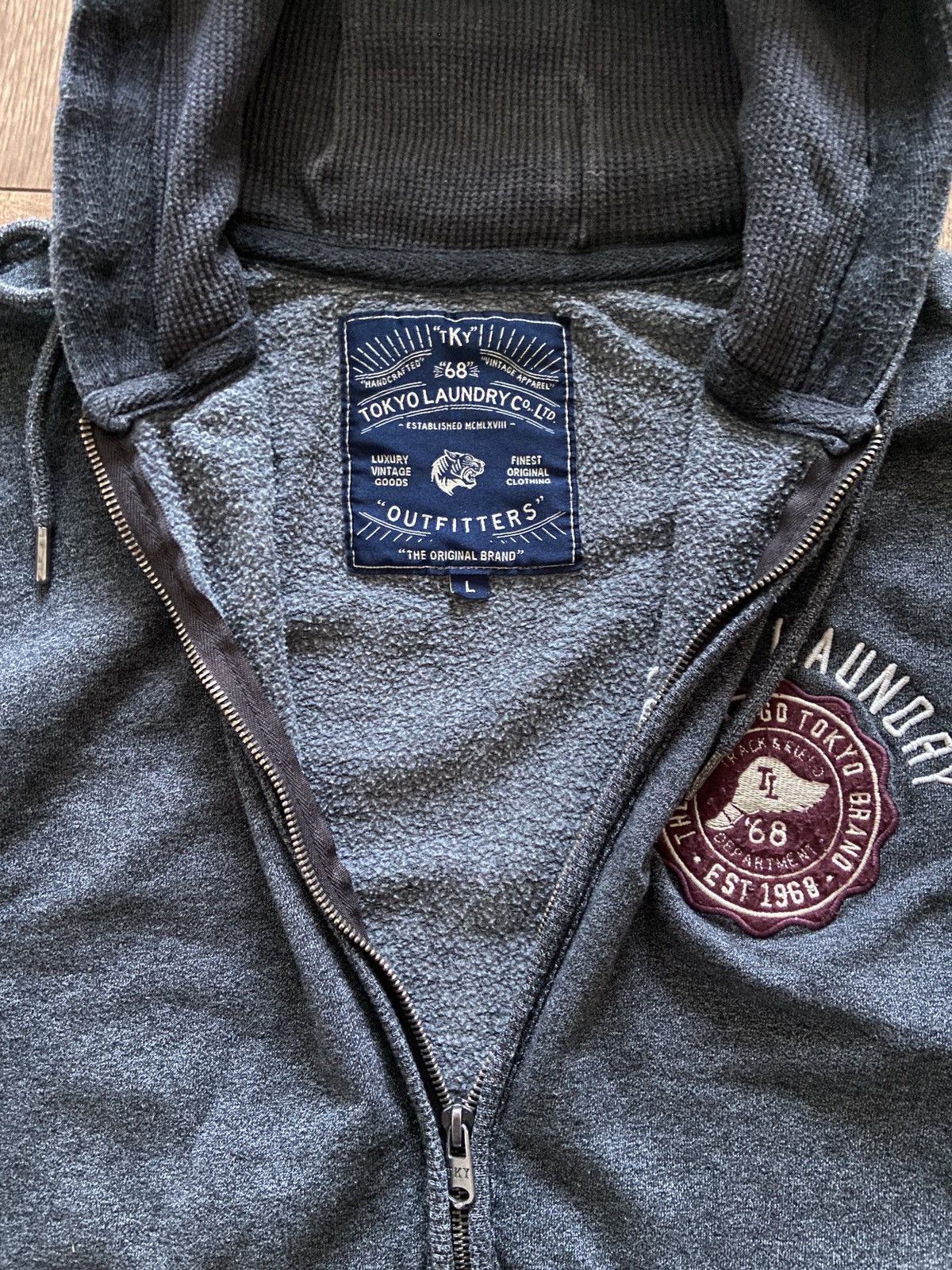 Japanese Brand Japanese Tokyo Laundry Handcrafted Zip-Hoodie Size US L / EU 52-54 / 3 - 5 Thumbnail