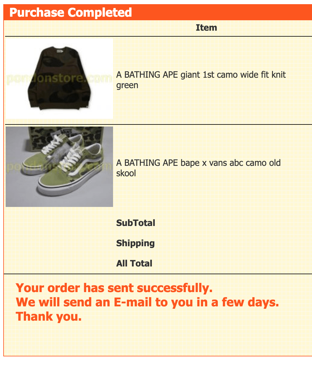 Bape Giant 1st Camo Wide Fit Knit (Deadstock) Size US XL / EU 56 / 4 - 2 Thumbnail