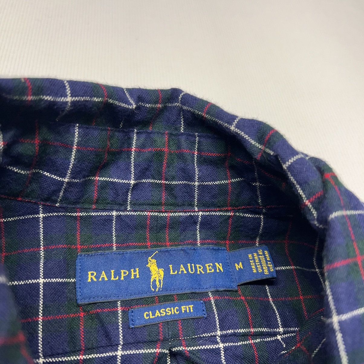 Polo Ralph Lauren Polo Ralph Lauren Shirt Blue Button Down Plaid Classic Fit Size US M / EU 48-50 / 2 - 8 Thumbnail