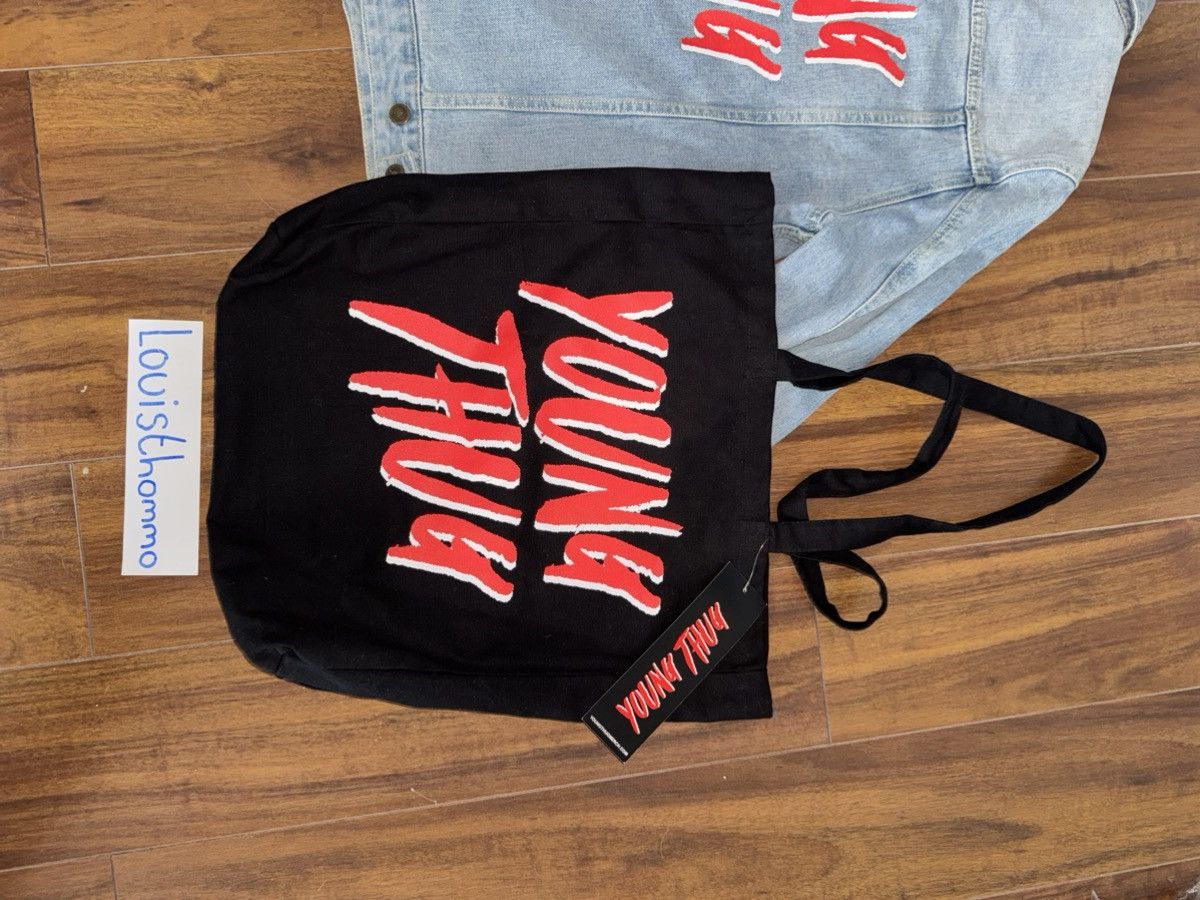 Young Thug Young Thug 2017 denim tour jacket + tote bag Size US M / EU 48-50 / 2 - 5 Thumbnail