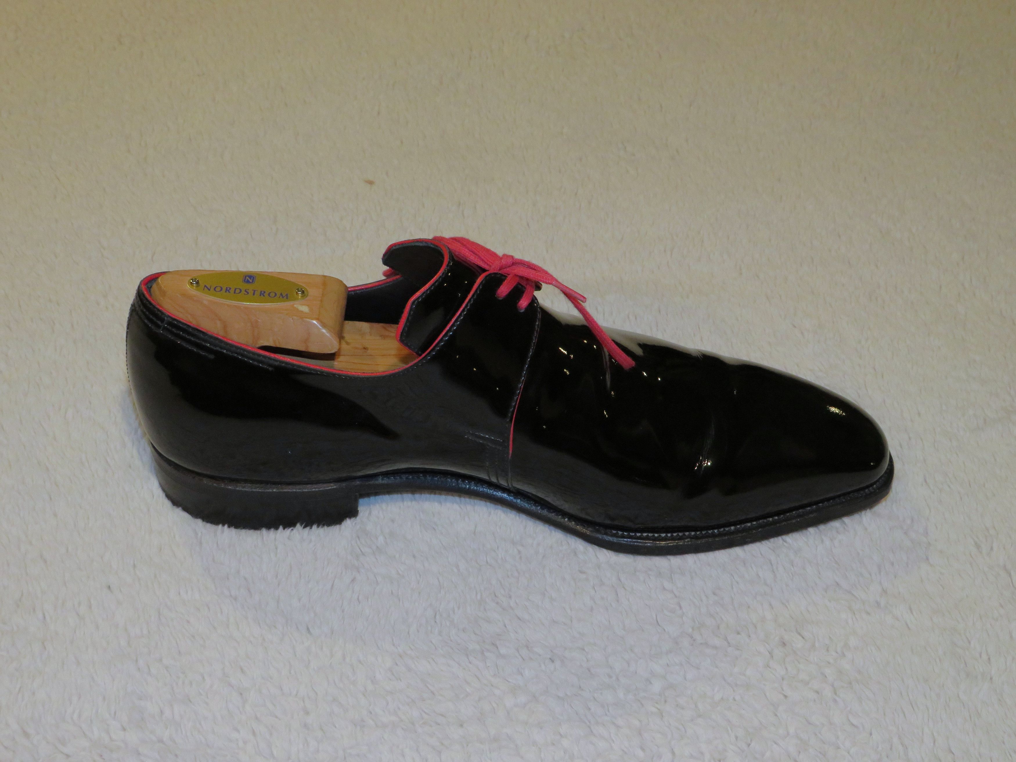 Corthay Arca Black Patent Leather Two Eyelet Derby 7.5 Size US 7.5 / EU 40-41 - 5 Thumbnail