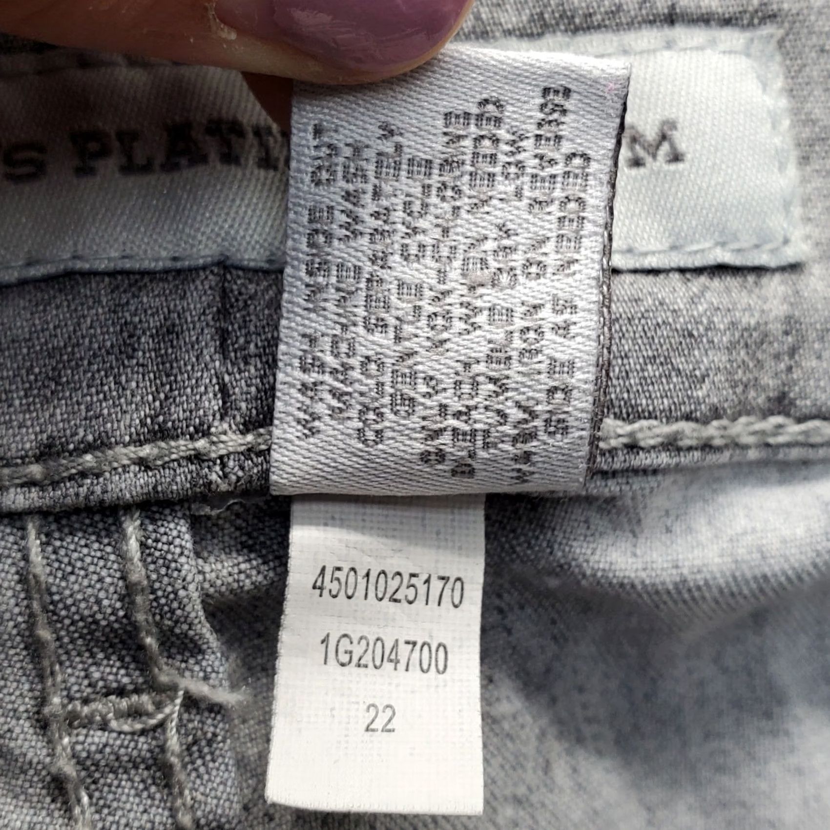 Vintage Chico's Womens Jeans Cropped Gray Cotton Denim Straight Pockets Size S 5-Pocket Size 28" / US 6 / IT 42 - 7 Thumbnail