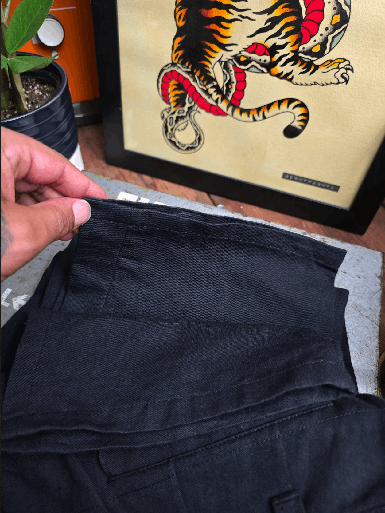 John Varvatos Artisan Cotton Linen Cargo Pant Size US 34 / EU 50 - 15 Thumbnail