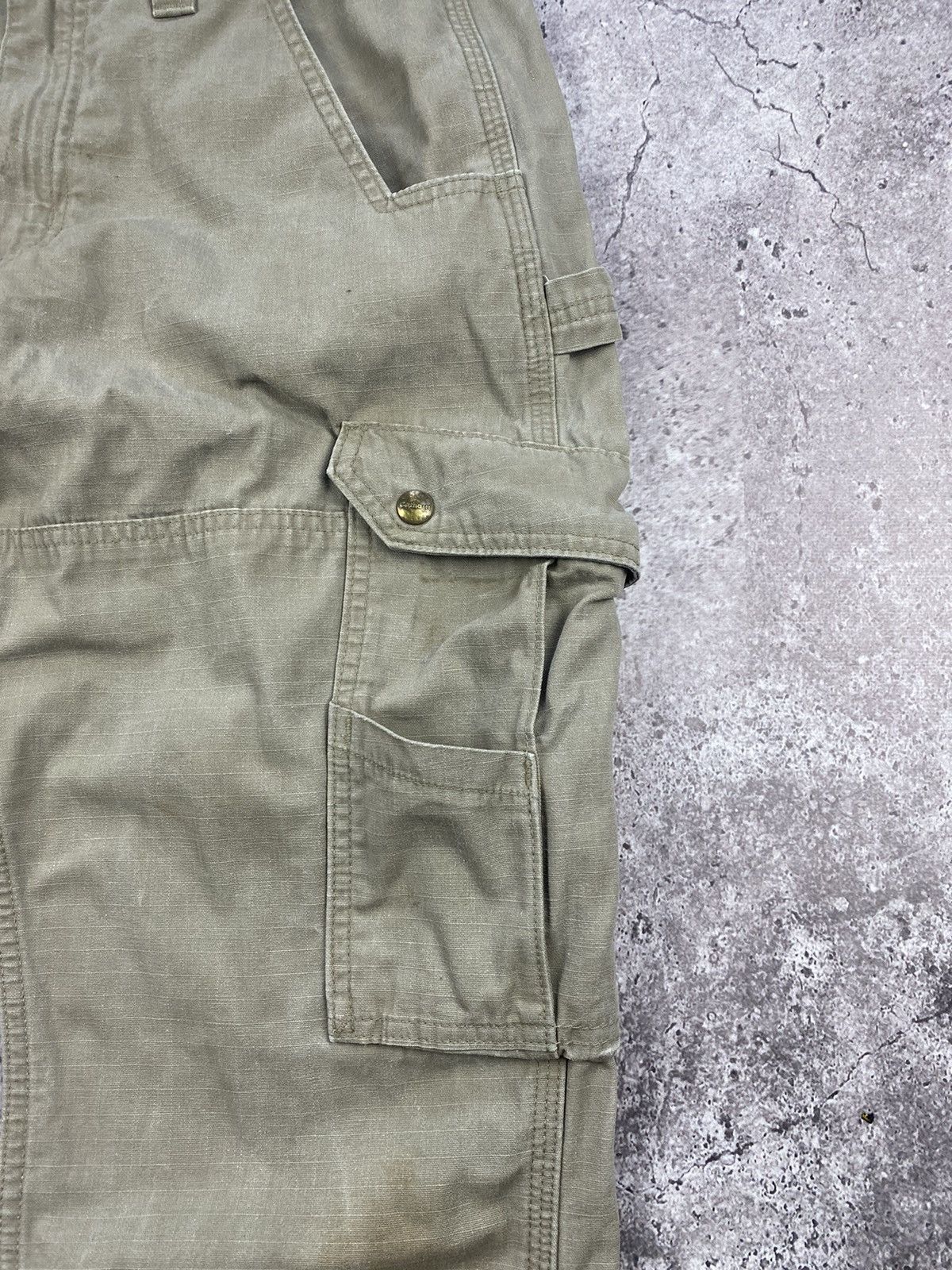 Carhartt × Vintage Vintage Carhartt Y2K Carpenter Pants Workwear Very Rare 00’s Size US 32 / EU 48 - 10 Thumbnail