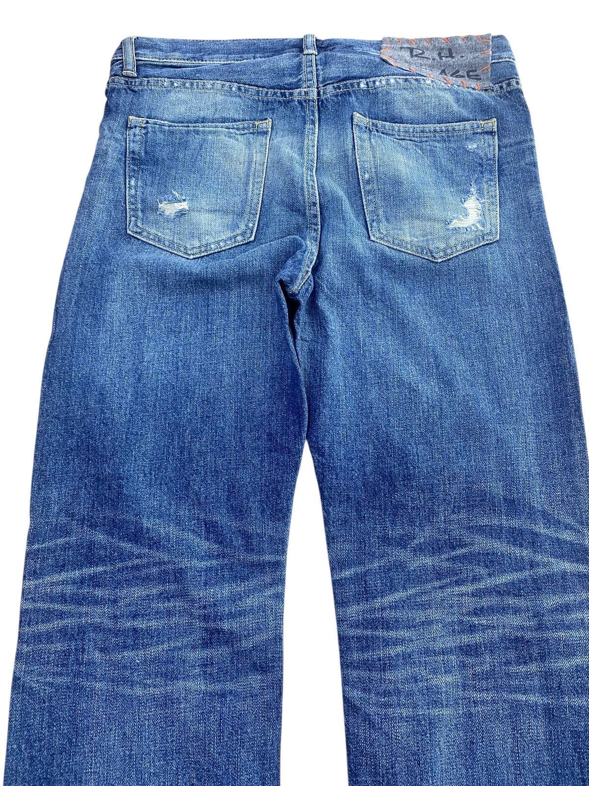 Japanese Brand Japanese Brand Whiskers Faded Wash Style Distressed Jeans Size US 30 / EU 46 - 4 Thumbnail