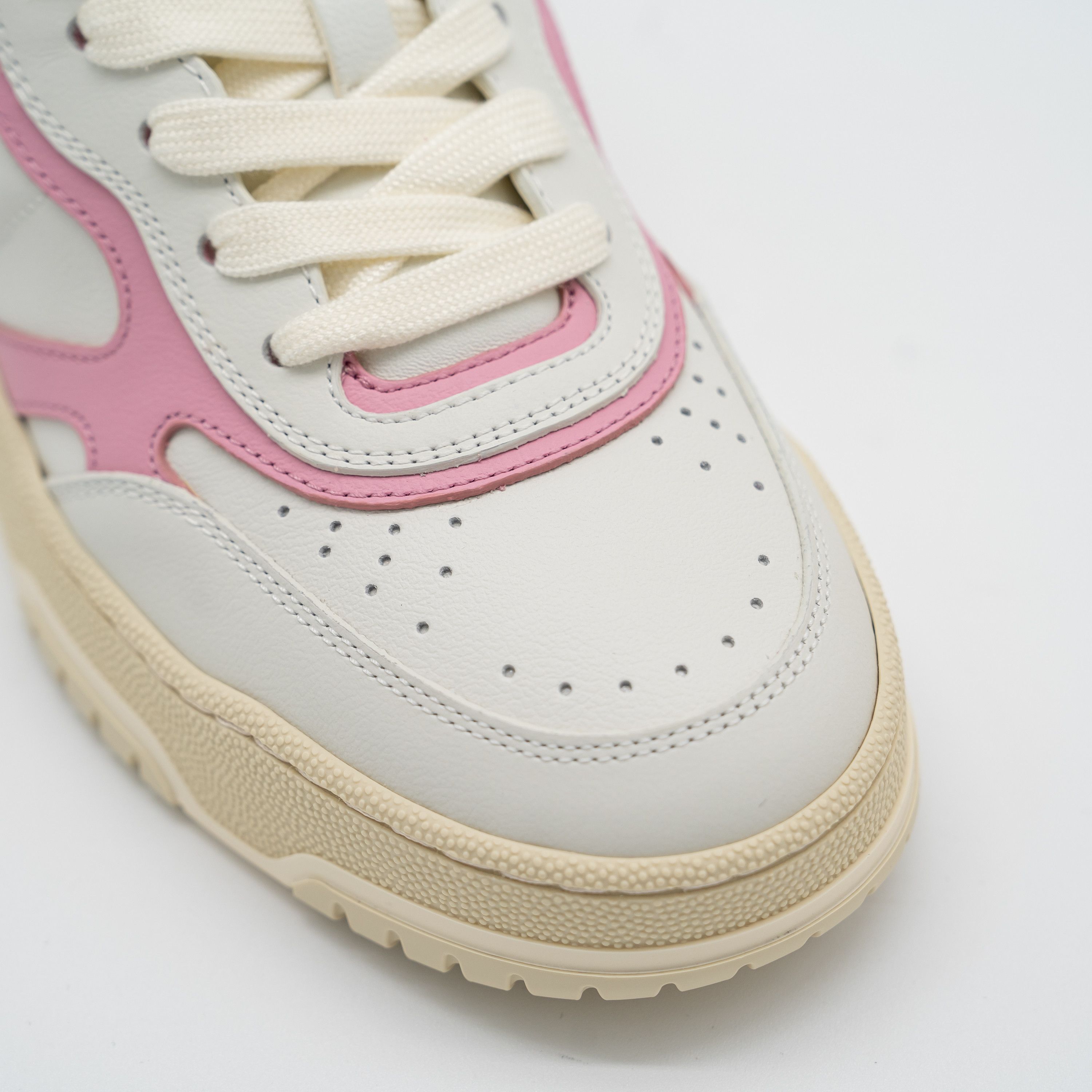 Gucci 9 US Gucci Re-Web Sneakers White Pink Leather Size US 9 / IT 39 - 7 Thumbnail