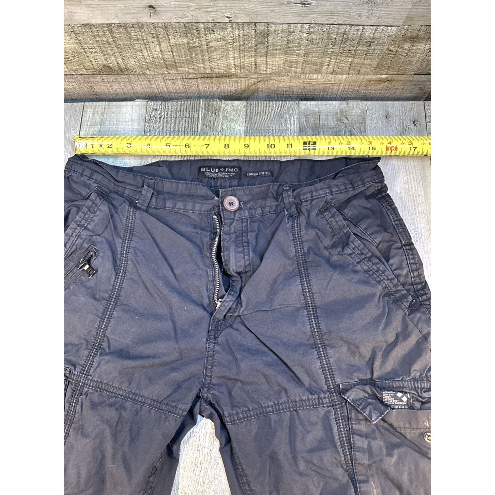 J Brand VINTAGE Blue Inc Men’s Premium Work Brand Jeans Cargo 32 x 32 Black Straight Mens Size US 32 / EU 48 - 2 Thumbnail