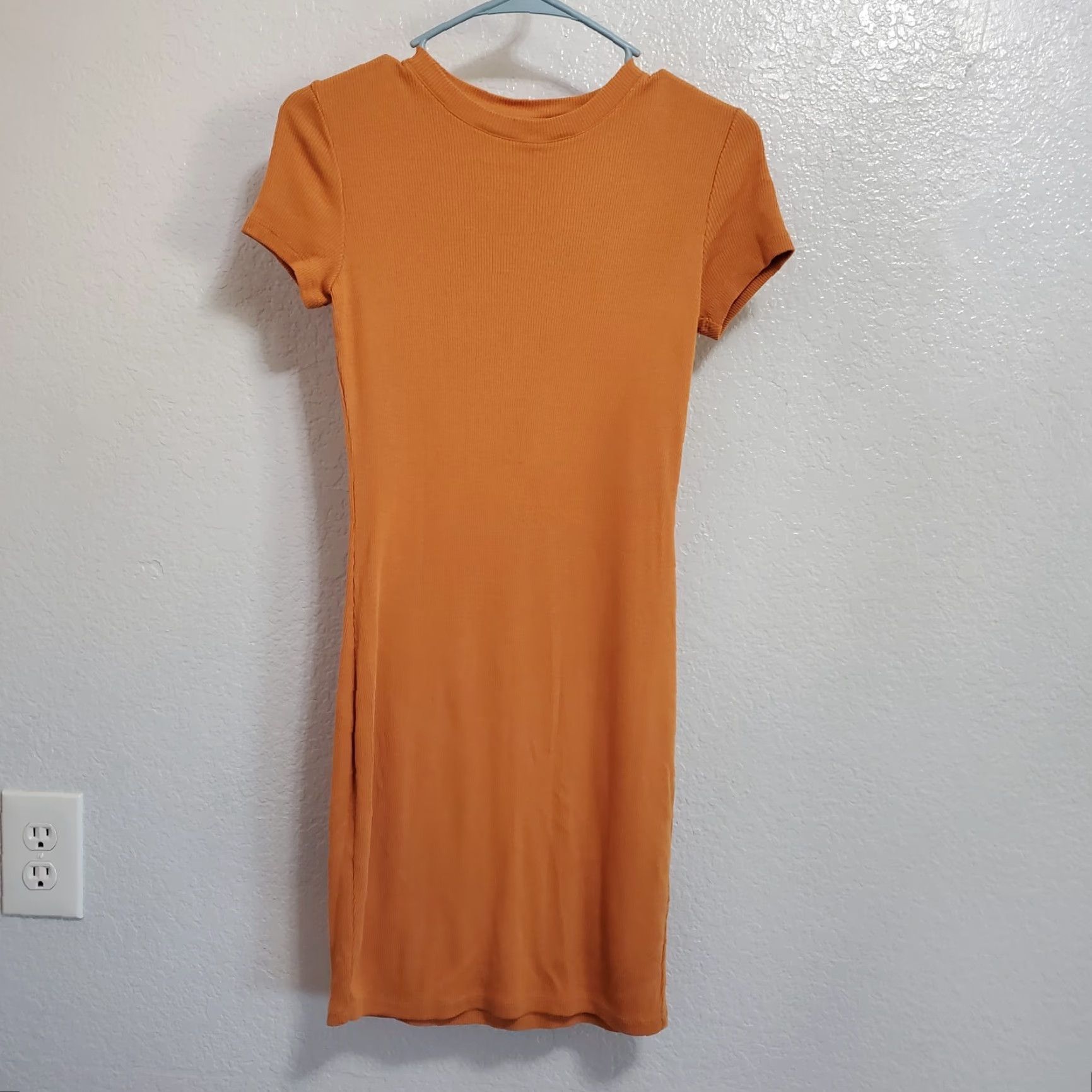 Theory Theory Dress Women XS Canyon Ribbed Knit Short Sleeve Mini Casual Size 26" / US 2 / IT 38 - 2 Thumbnail