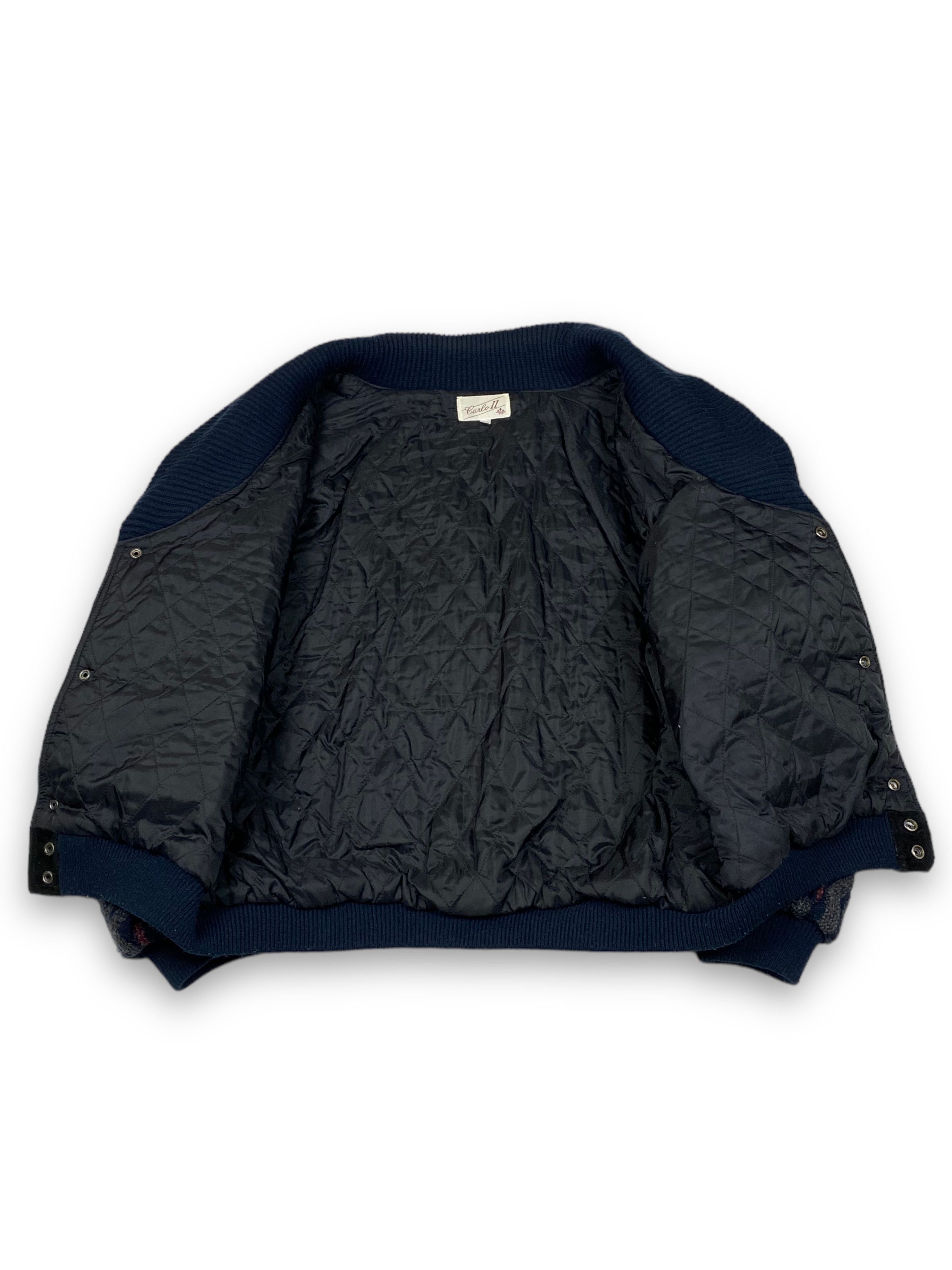 Other 90s Vintage CARLO TWO Heavy Warm Bomber Jacket M Size US XXL / EU 58 / 5 - 6 Thumbnail