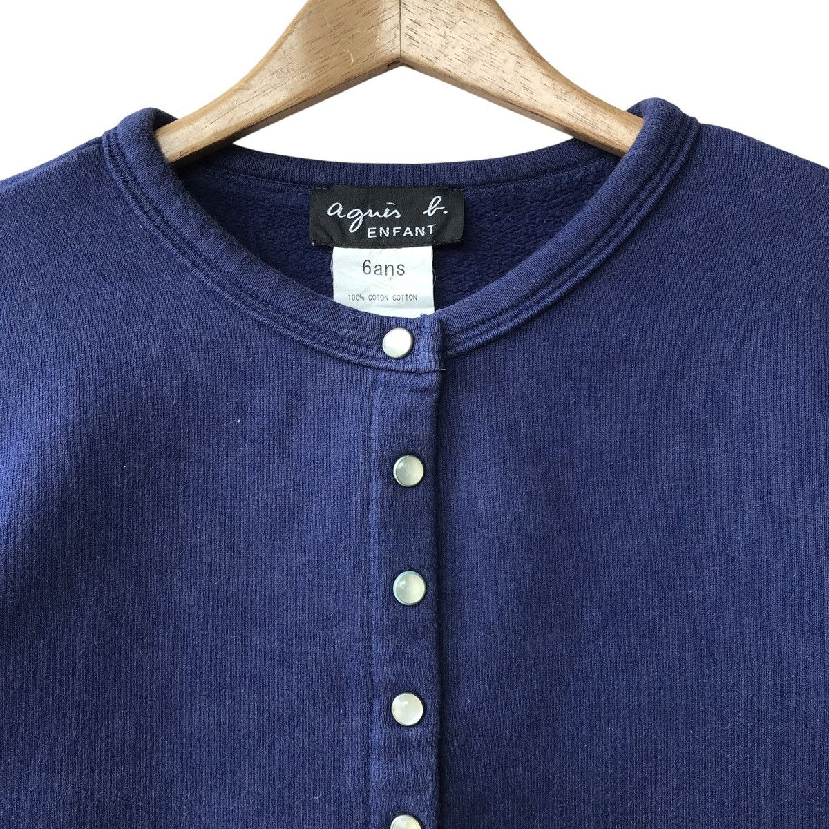 Designer × agnes b. Agnes B. Enfant Paris Button Up Girls Designer Cadigan Size XXS / US 00 / IT 34 - 3 Thumbnail