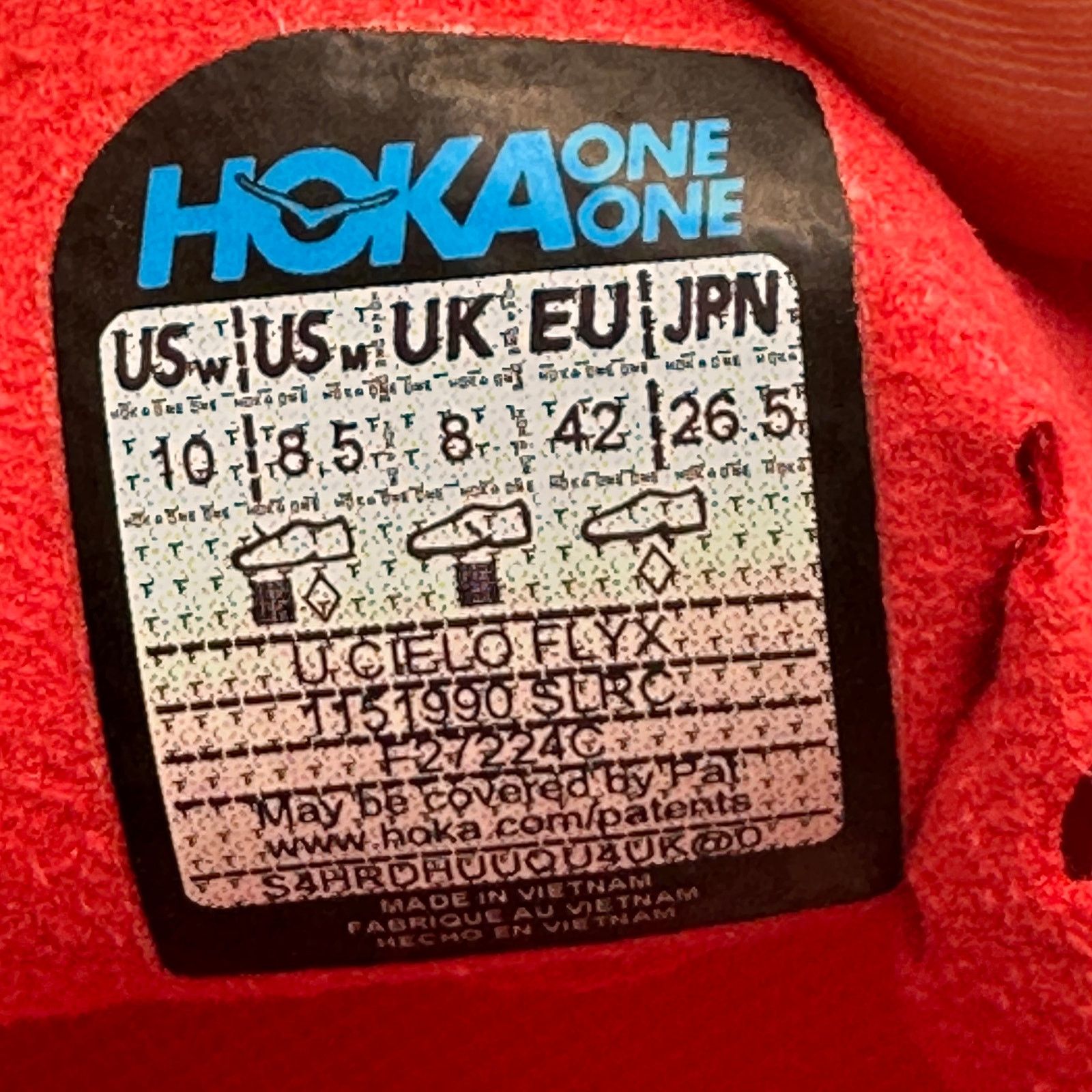Hoka HOKA CIELO Flyx Men's 8.5 Women's 10 Running Cleats NO SPIKE Size US 8.5 / EU 41-42 - 6 Thumbnail