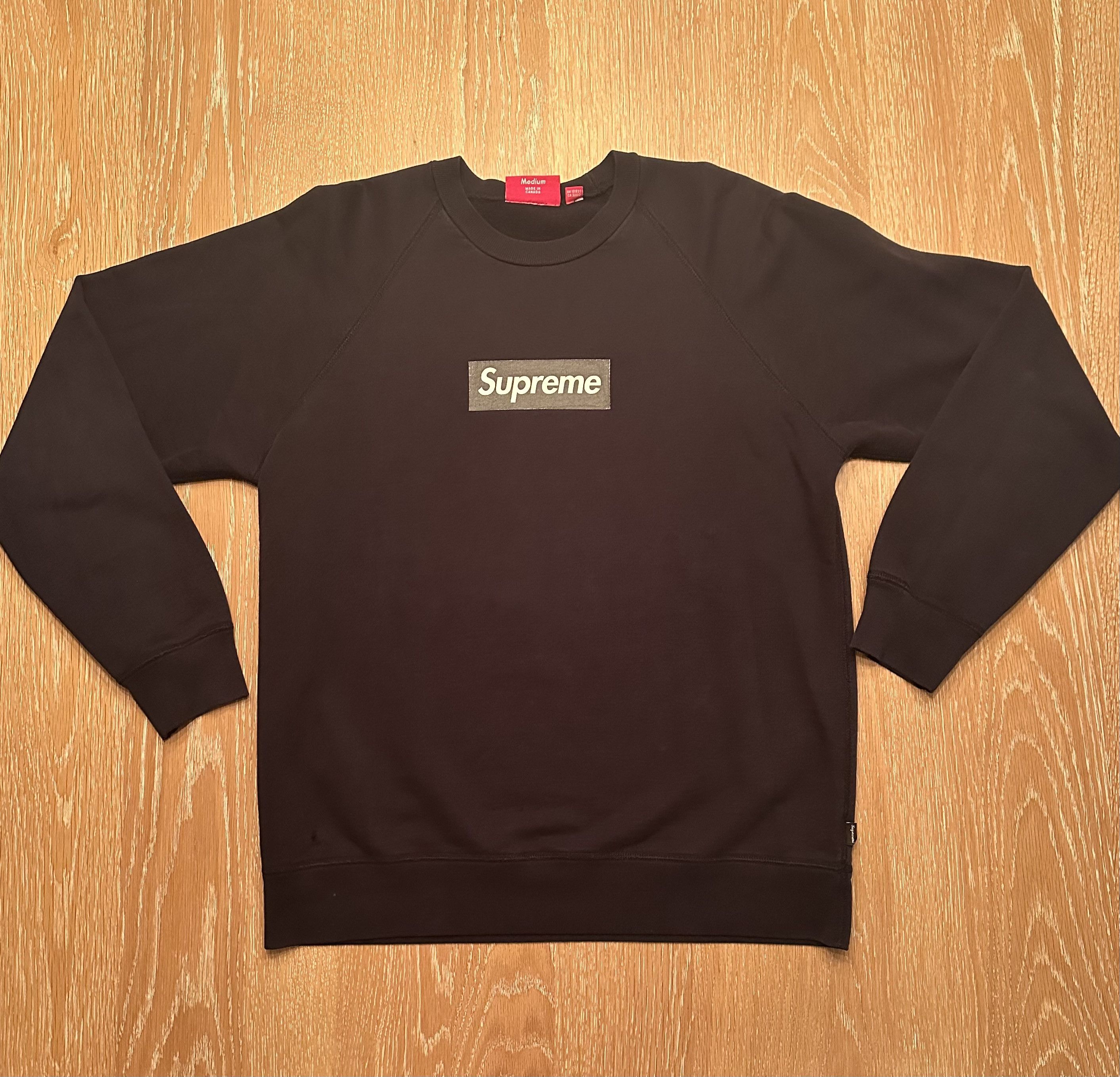 Supreme BOX LOGO Crewneck ビンテージ Supreme Box Logo Crewneck Sweatshirt Green Large L NEW BOGO
