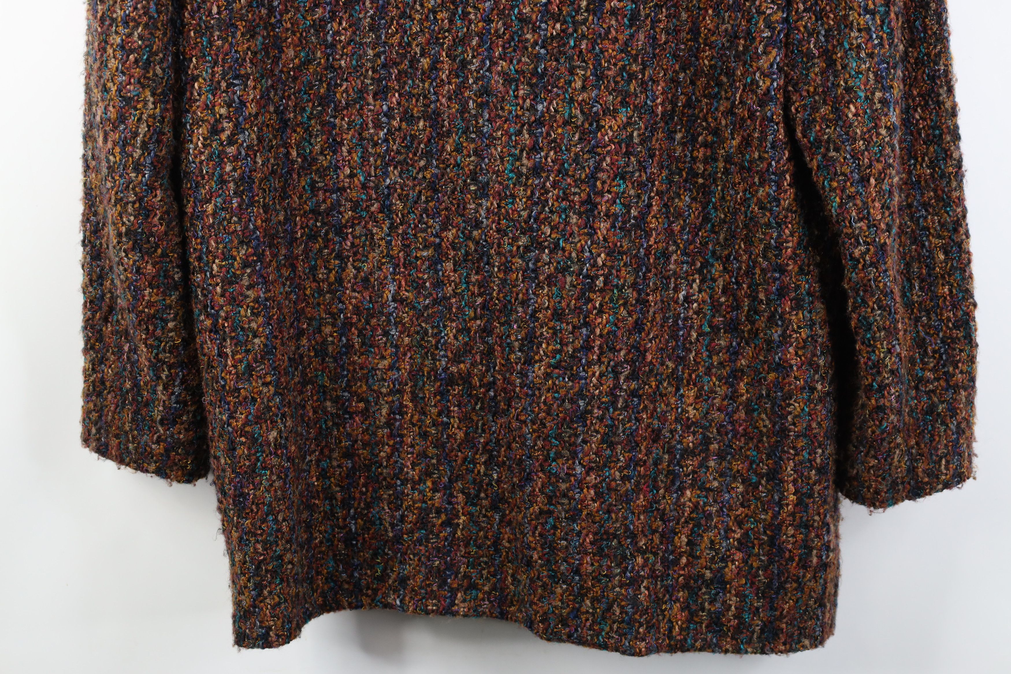 Vintage Vintage 90s Streetwear Wool Rainbow Suit Blazer Jacket USA Size XL / US 12-14 / IT 48-50 - 14 Thumbnail