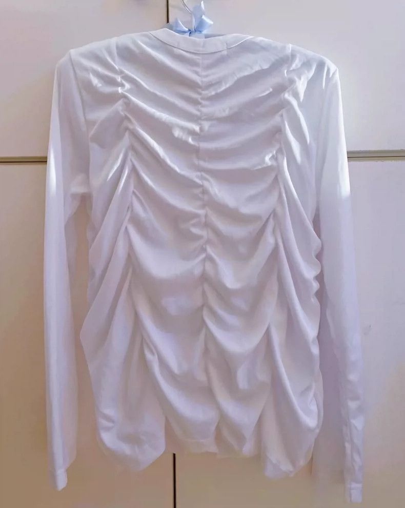 Comme des Garcons Comme Des Garcons Pleated Crew Neck Top Size M / US 6-8 / IT 42-44 - 6 Thumbnail