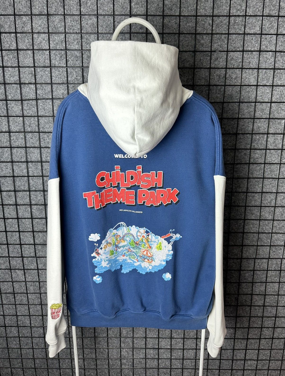 Vintage Childish Theme Park by TGFbro Back Print Hoodie Size M Size US M / EU 48-50 / 2 - 11 Thumbnail