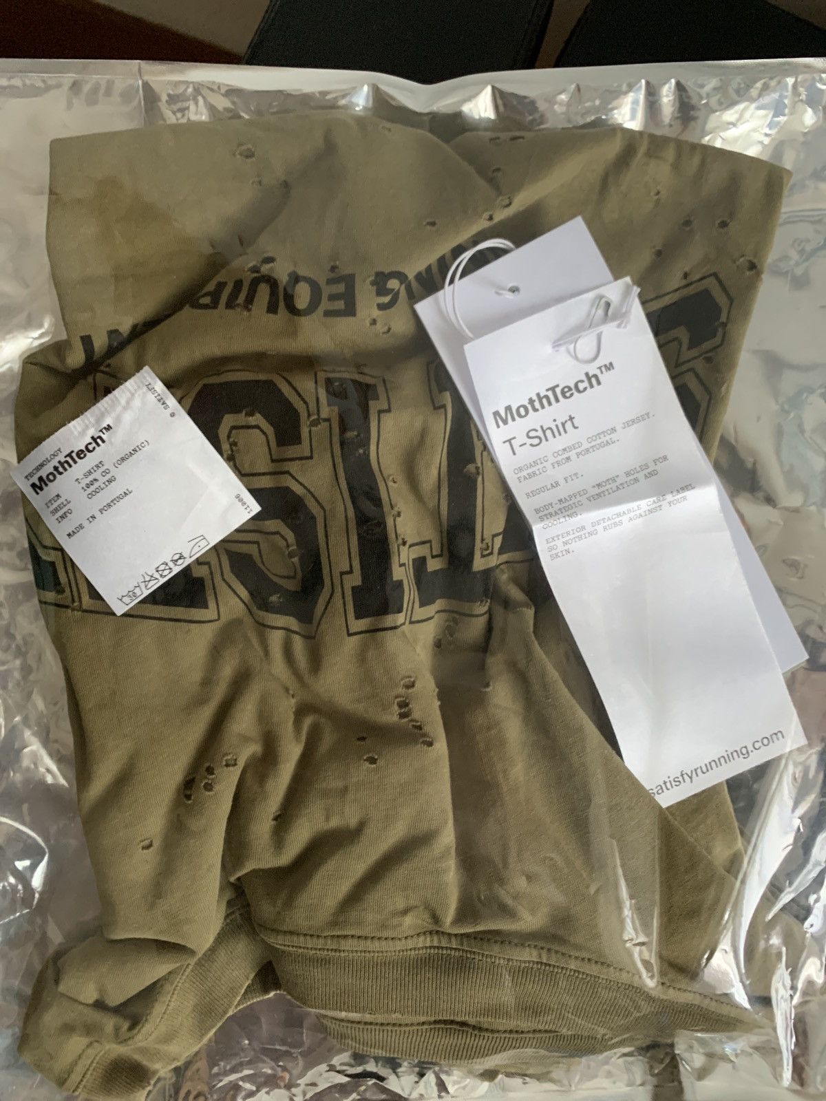 Satisfy Satisfy mothtec collegiate font tee Size US XL / EU 56 / 4 - 2 Thumbnail