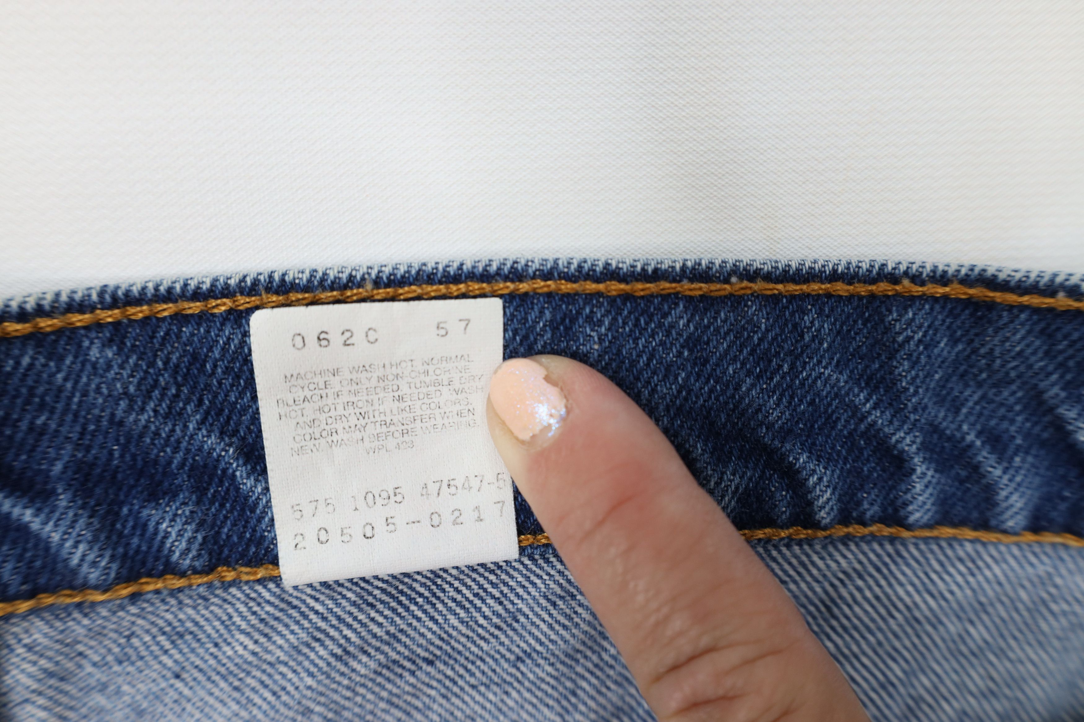 Levi's Vintage 90s Levis 505 Regular Straight Leg Jeans Blue USA Size US 40 / EU 56 - 7 Thumbnail