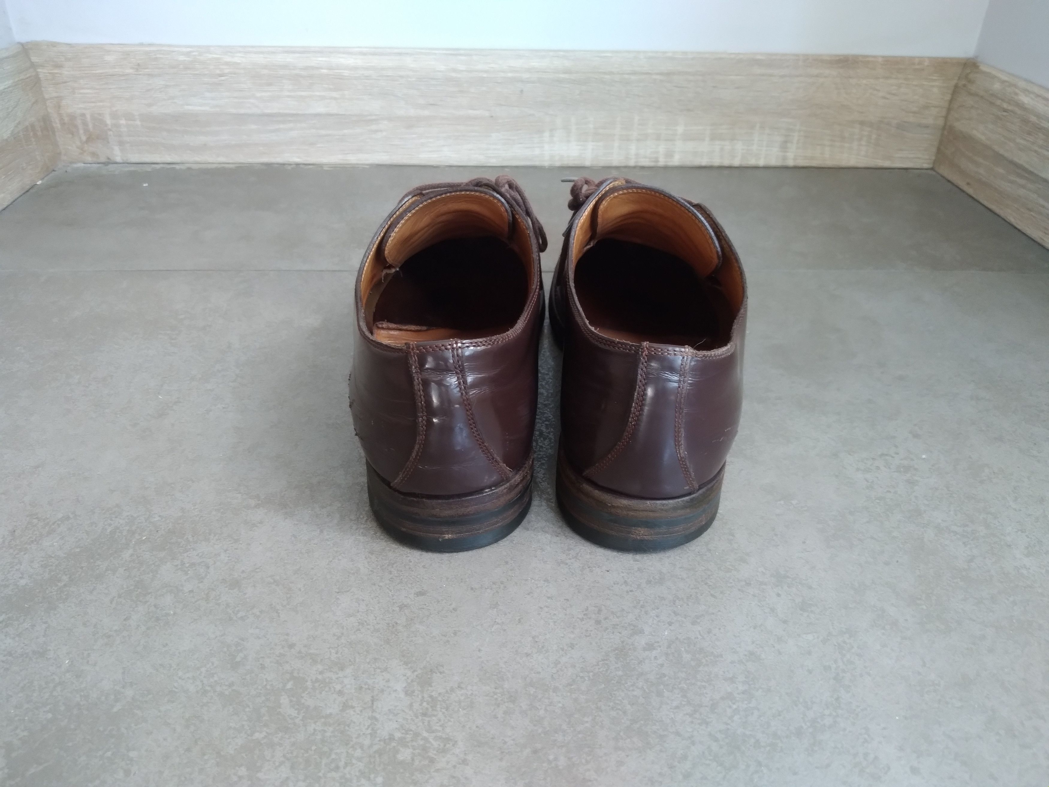 Gucci Gucci shoes brown polished leather Size US 7 / EU 40 - 5 Thumbnail