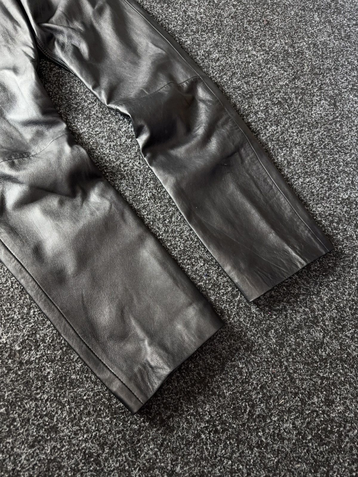 Japanese Brand Vtg Leather pants Japan style racing motor Y2K LGB Style Size US 30 / EU 46 - 4 Thumbnail