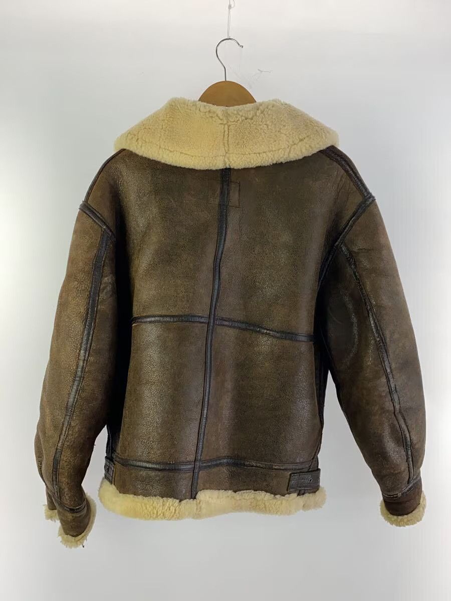 Avirex Avirex Lthr B-3 Sheepskin Boa Flight Jkt Made In Usa Brown Size US L / EU 52-54 / 3 - 2 Thumbnail