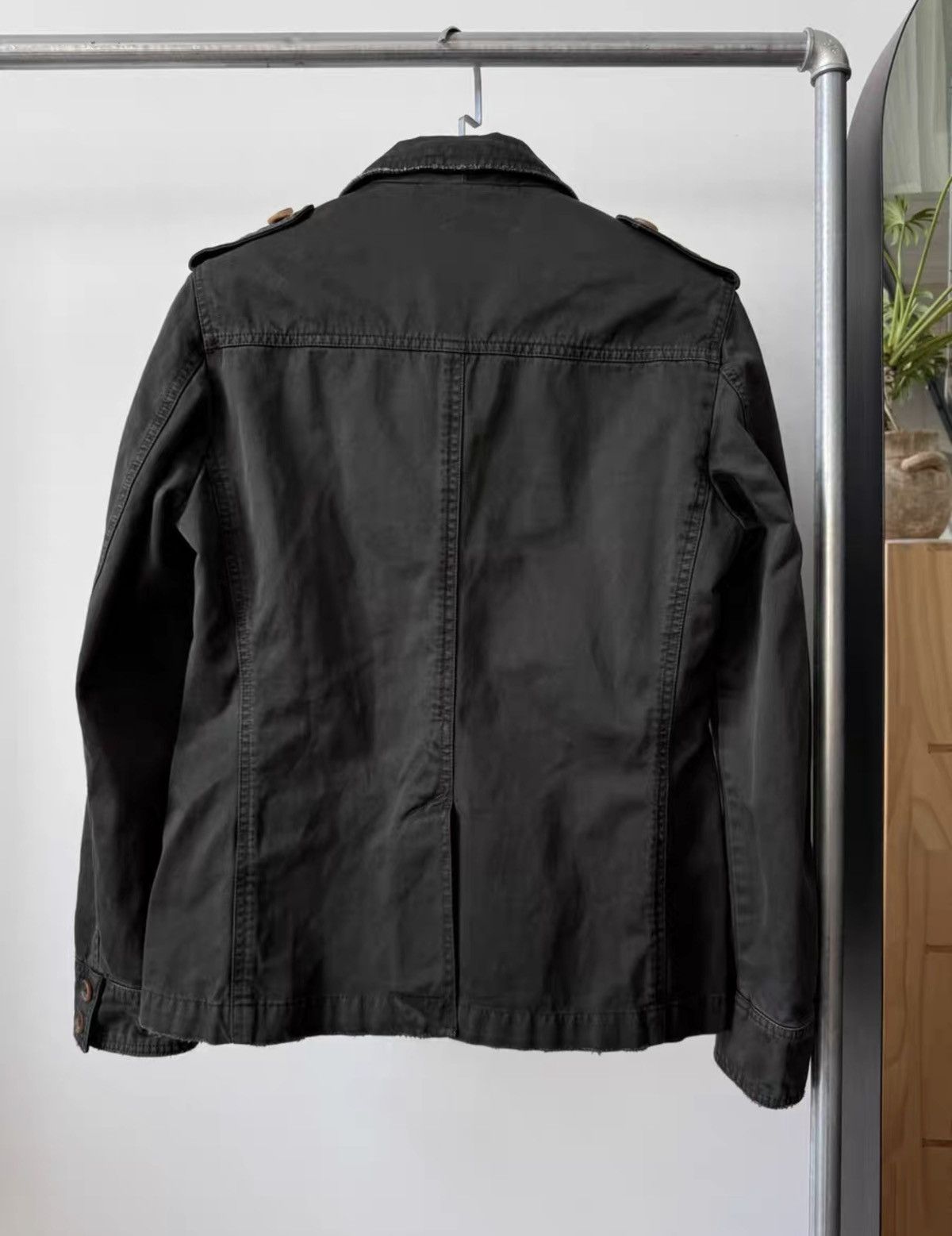 Dolce & Gabbana DOLCE & GABBANA Distressed & Oil-Stain Jacket Size US S / EU 44-46 / 1 - 2 Thumbnail