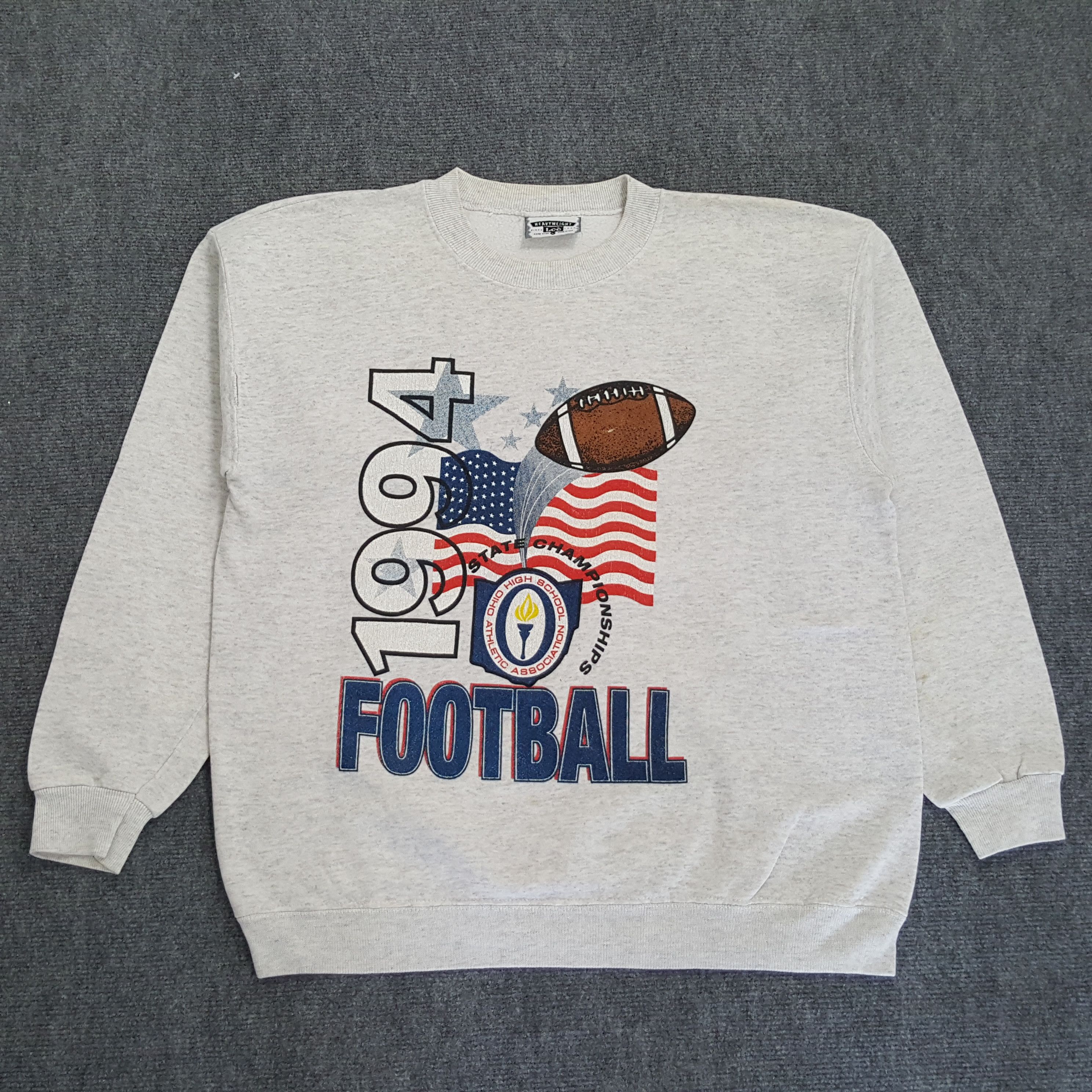 NFL × Vintage Vintage 90's Lee X American Champion Football NFL Sweatshirt Size US L / EU 52-54 / 3 - 1 Thumbnail