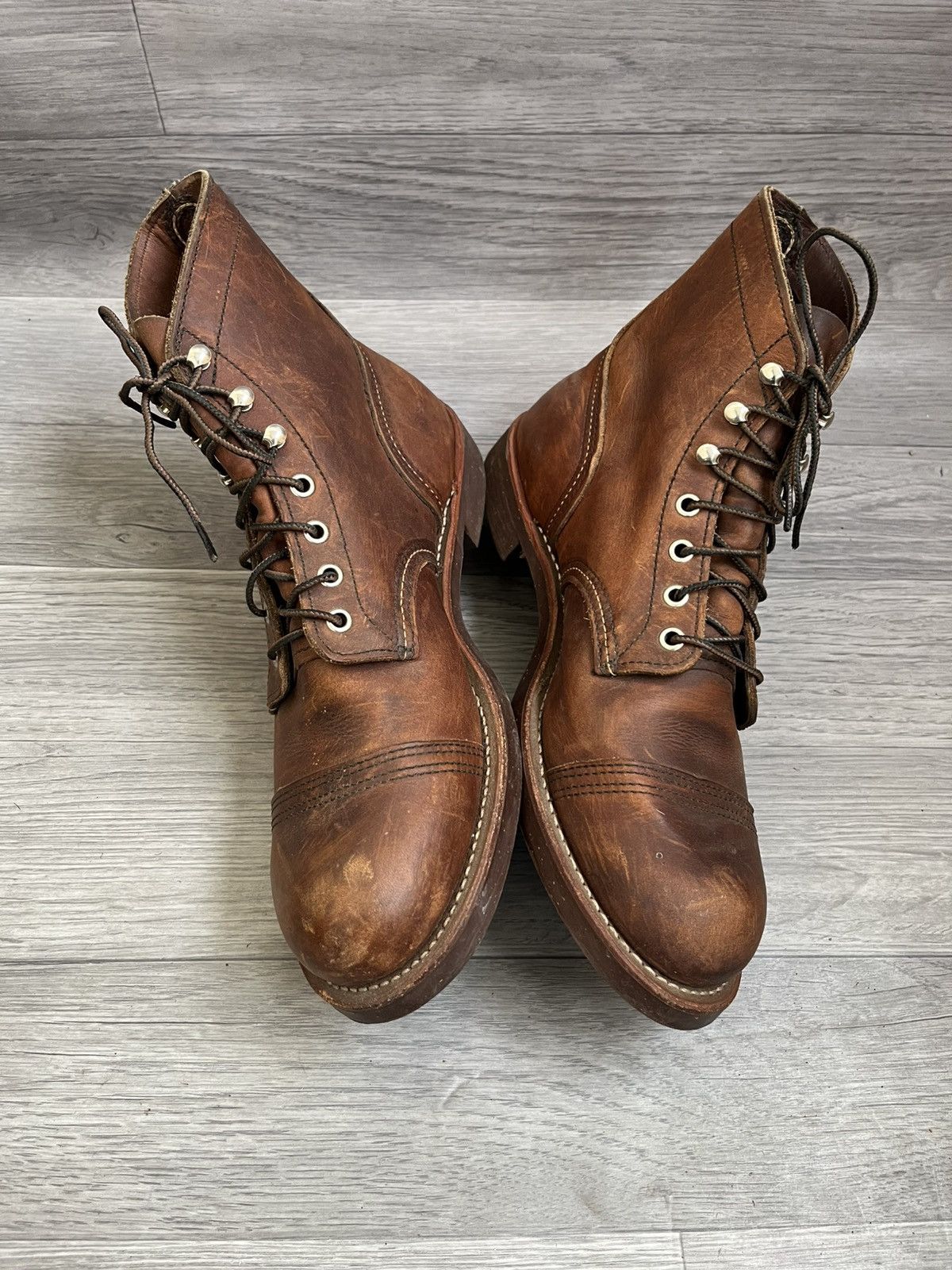 Red Wing Red wing iron ranger cap toe brown leather boots Size US 9 / EU 42 - 9 Thumbnail