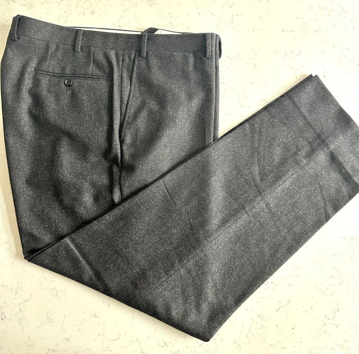Canali Canali Wool Trousers — Grey — 38 (EU 56) Size 38R - 1 Thumbnail