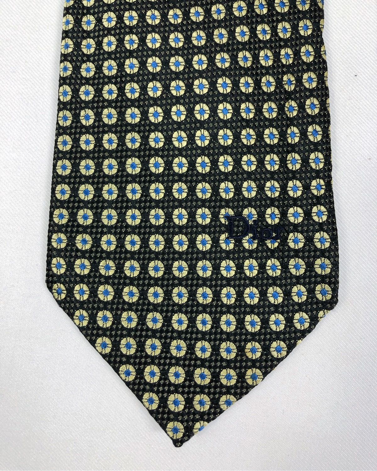 Christian Dior Monsieur Rare Vintage Christian Dior Monsieur Silk Tie Size ONE SIZE - 4 Thumbnail