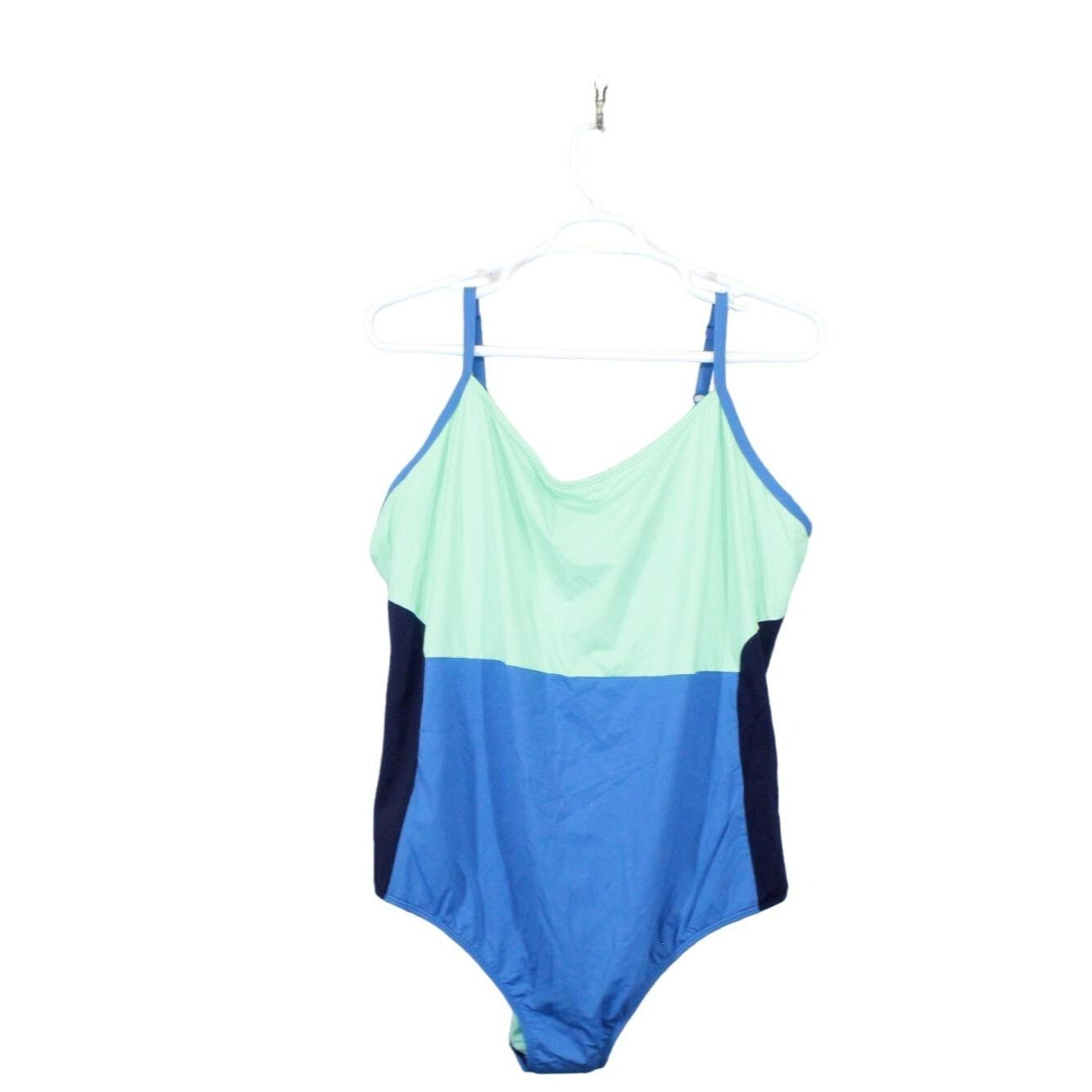 L.L. Bean LL Bean Women's New Currents Swimwear Scoopneck Tanksuit Size 3XL / US 20-22 - 1 Thumbnail