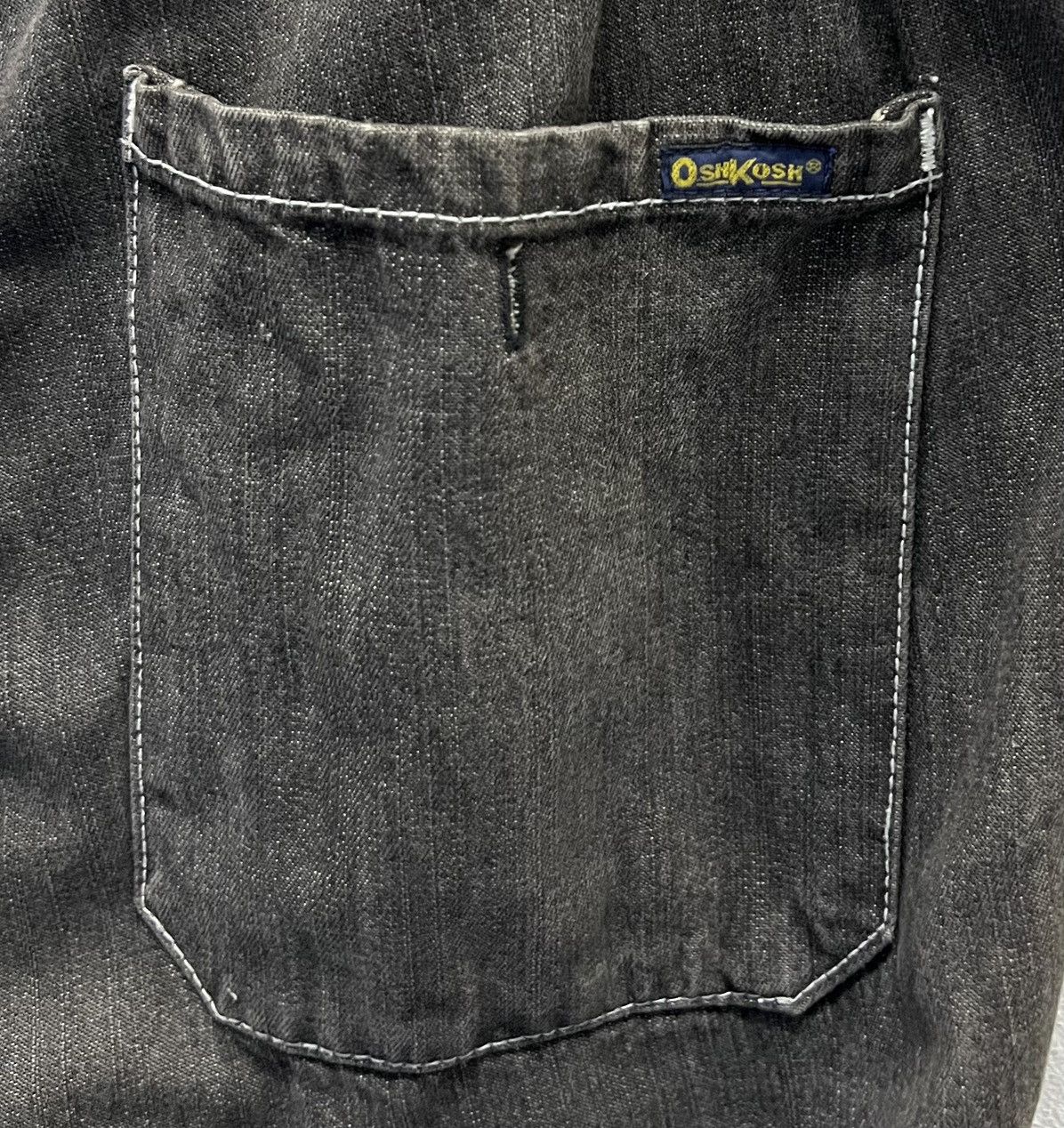 Oshkosh × Vintage Vintage OshKosh Classic Black Denim Coveralls - Size M Size US 37 - 9 Thumbnail