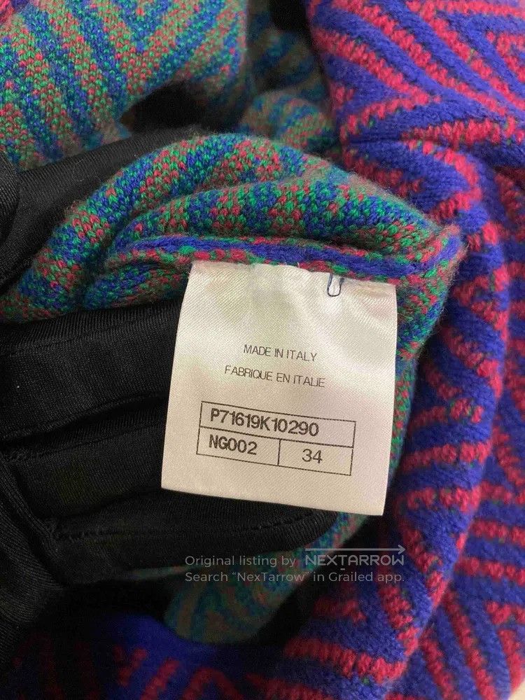 Chanel Chanel Purple-red wavy cc dress Size XXS / US 00 / IT 34 - 7 Thumbnail