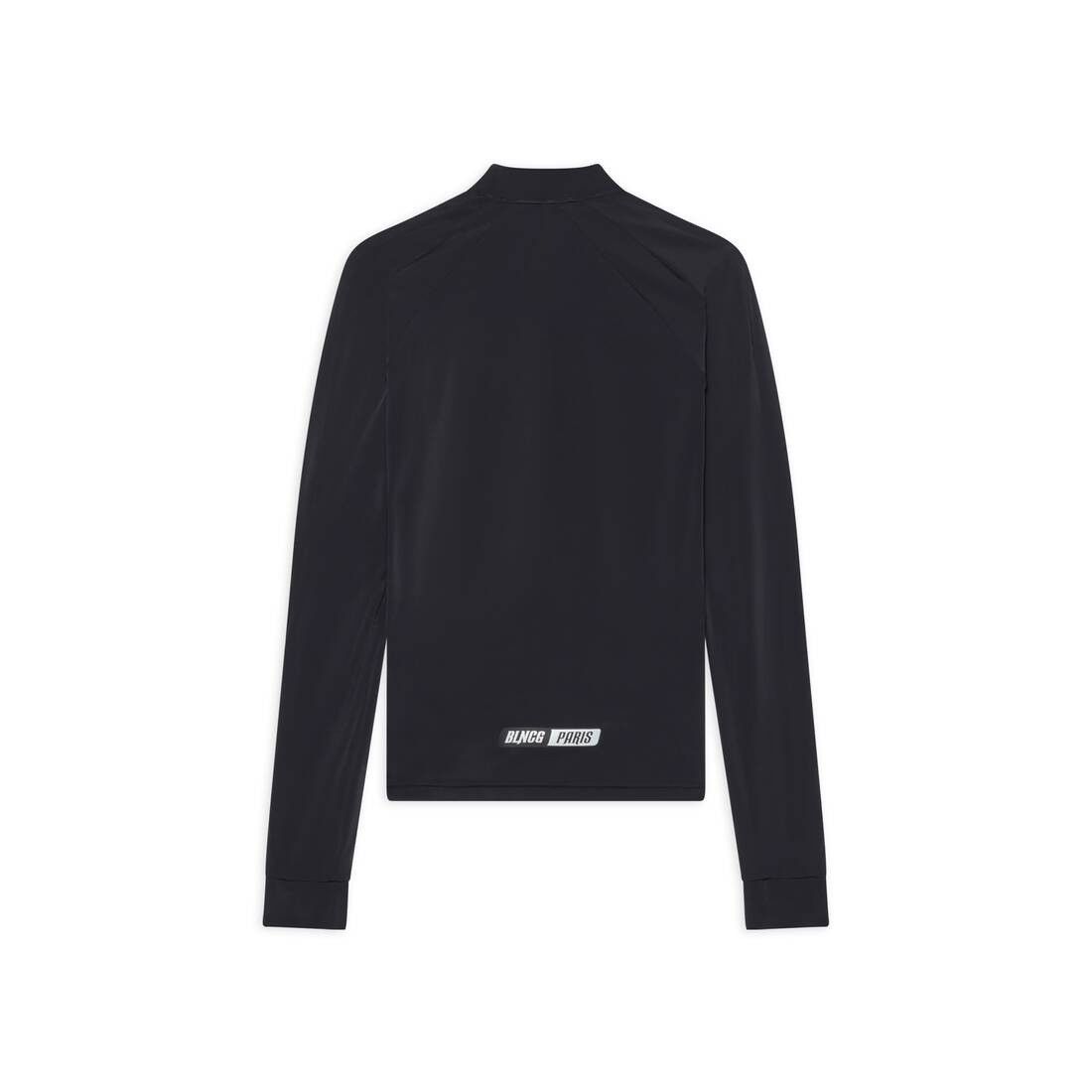 Balenciaga o1in1g0225 Sporty B Long Sleeve T-Shirt in Black Size S / US 4 / IT 40 - 2 Thumbnail