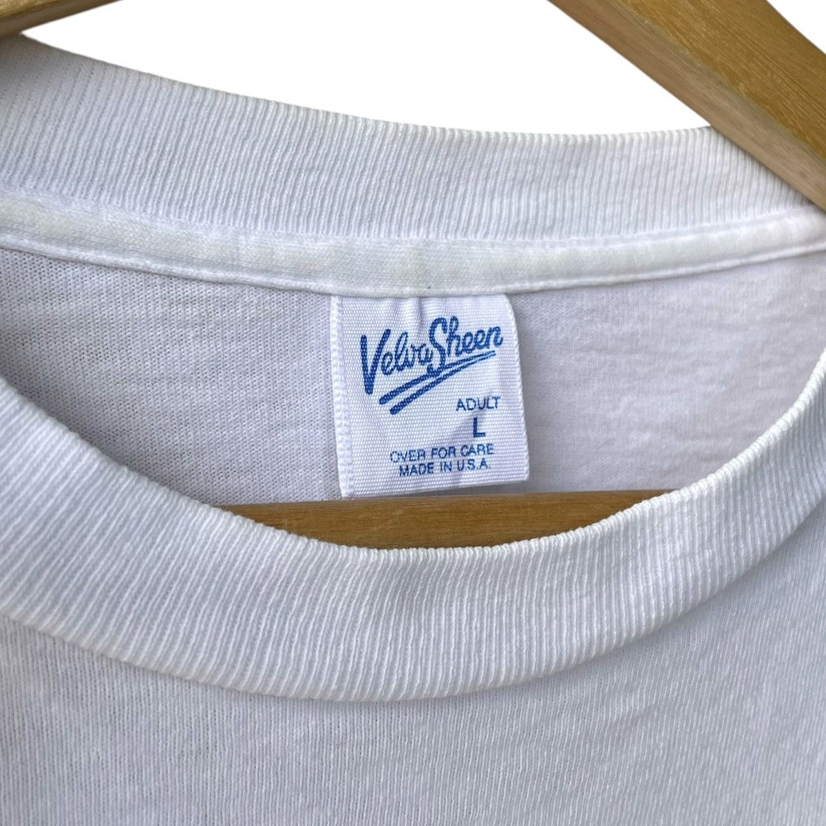 Velva Sheen University Of Notre Dame Vintage 1990s Longsleeve Logo Tee Size US L / EU 52-54 / 3 - 6 Thumbnail