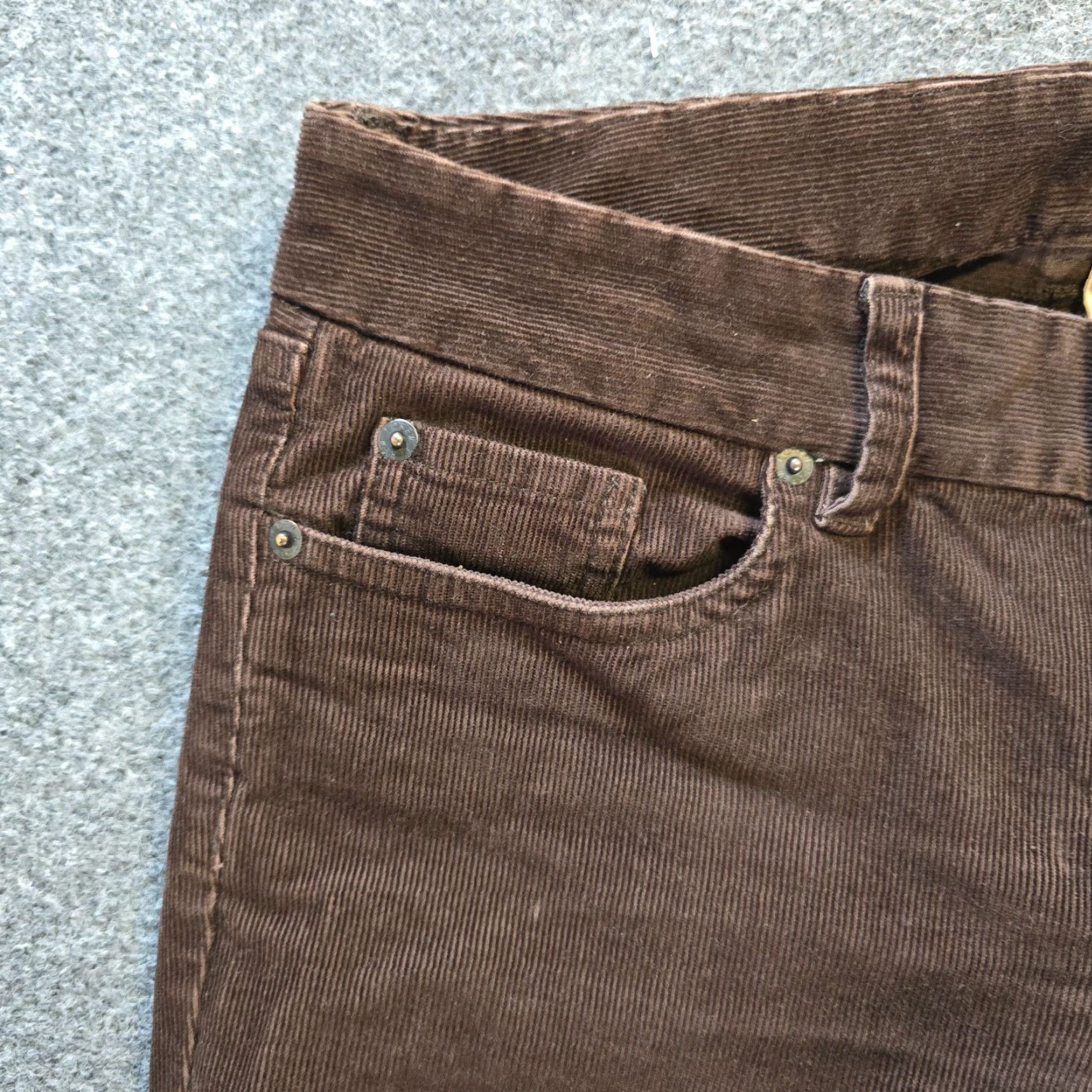 J.Crew J.CREW Pants Womens Size 28 Brown Corduroy Favorite Fit Slim Straight Capsule Size 28" / US 6 / IT 42 - 3 Thumbnail