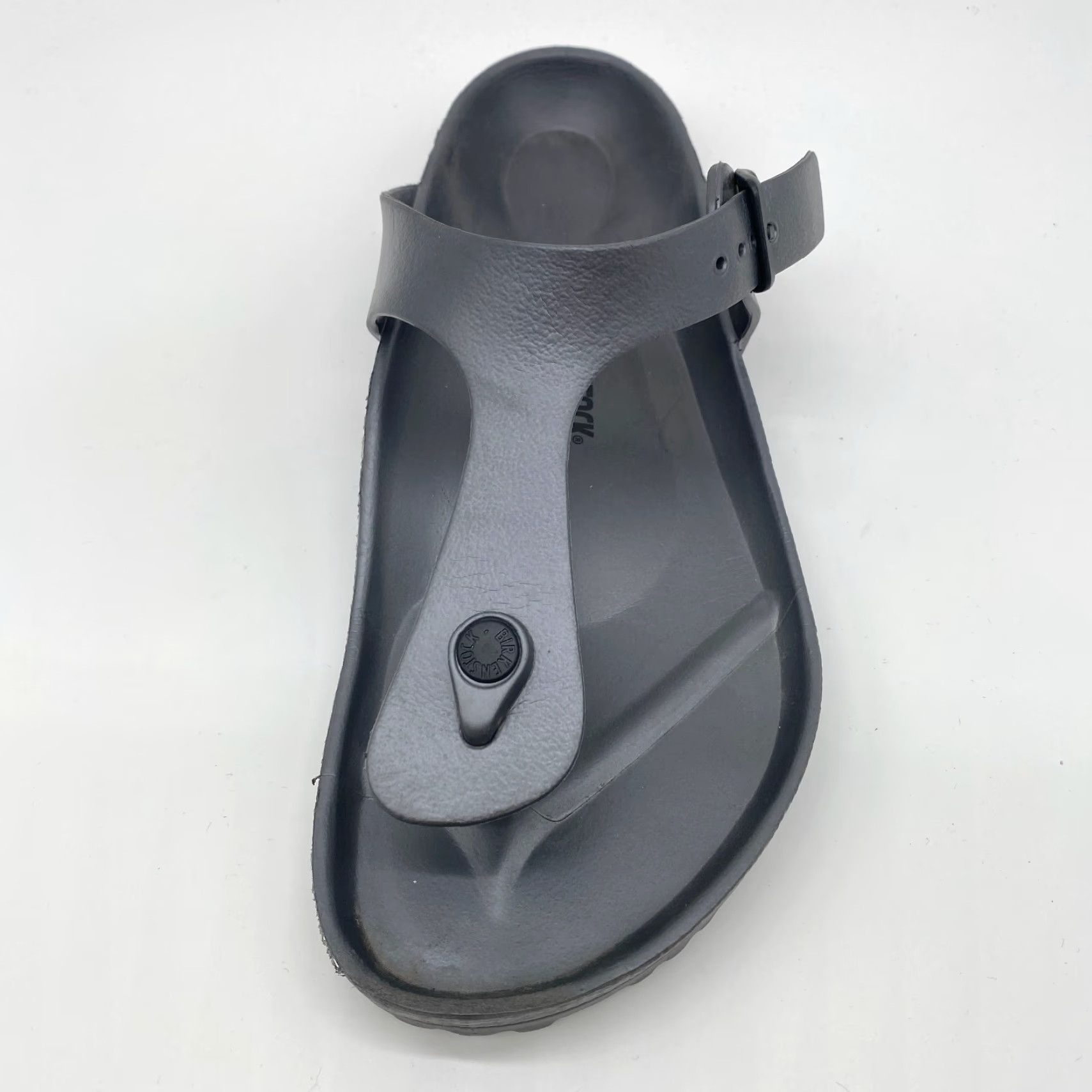 Birkenstock Birkenstock Gizeh Birko-Flor Titanium Womens Size 12 Sandal Rubber Birkenstock Gizeh Birko-Flor Size US 12 / IT 42 - 4 Thumbnail