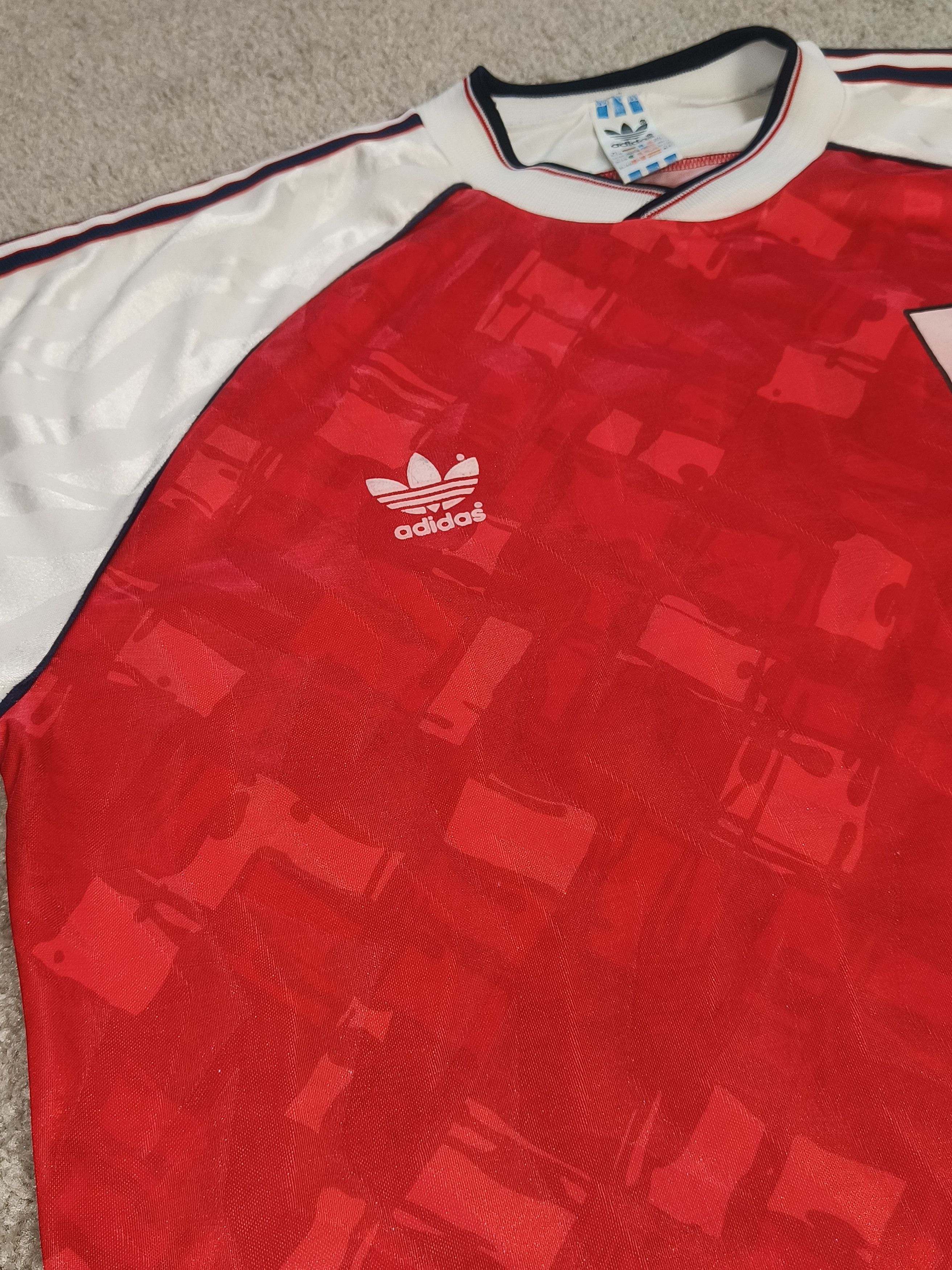 Adidas × Vintage Adidas SC Mönchzell #14 Football Jersey Geometric Pattern Size US XL / EU 56 / 4 - 3 Thumbnail