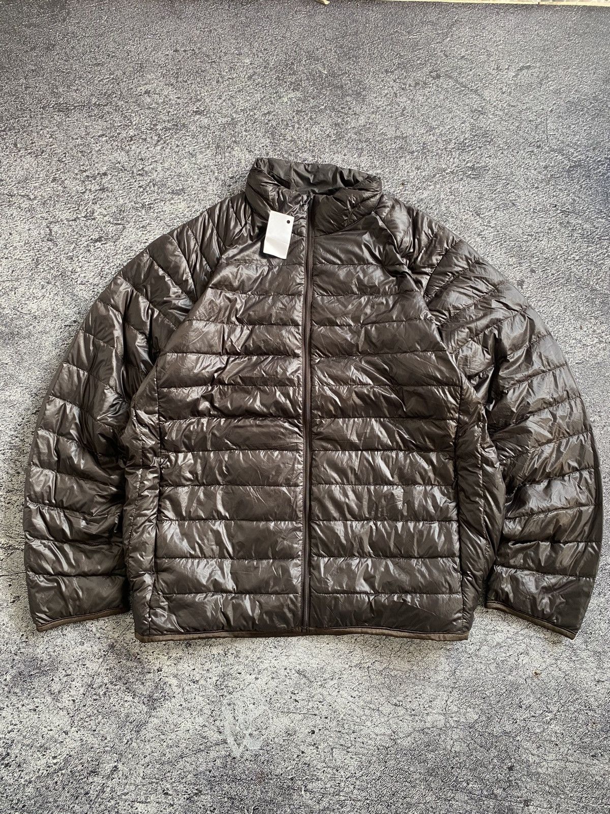 Uniqlo 00s-Uniqlo Dark Brown Ultralight Puffer Jacket Size US L / EU 52-54 / 3 - 2 Thumbnail