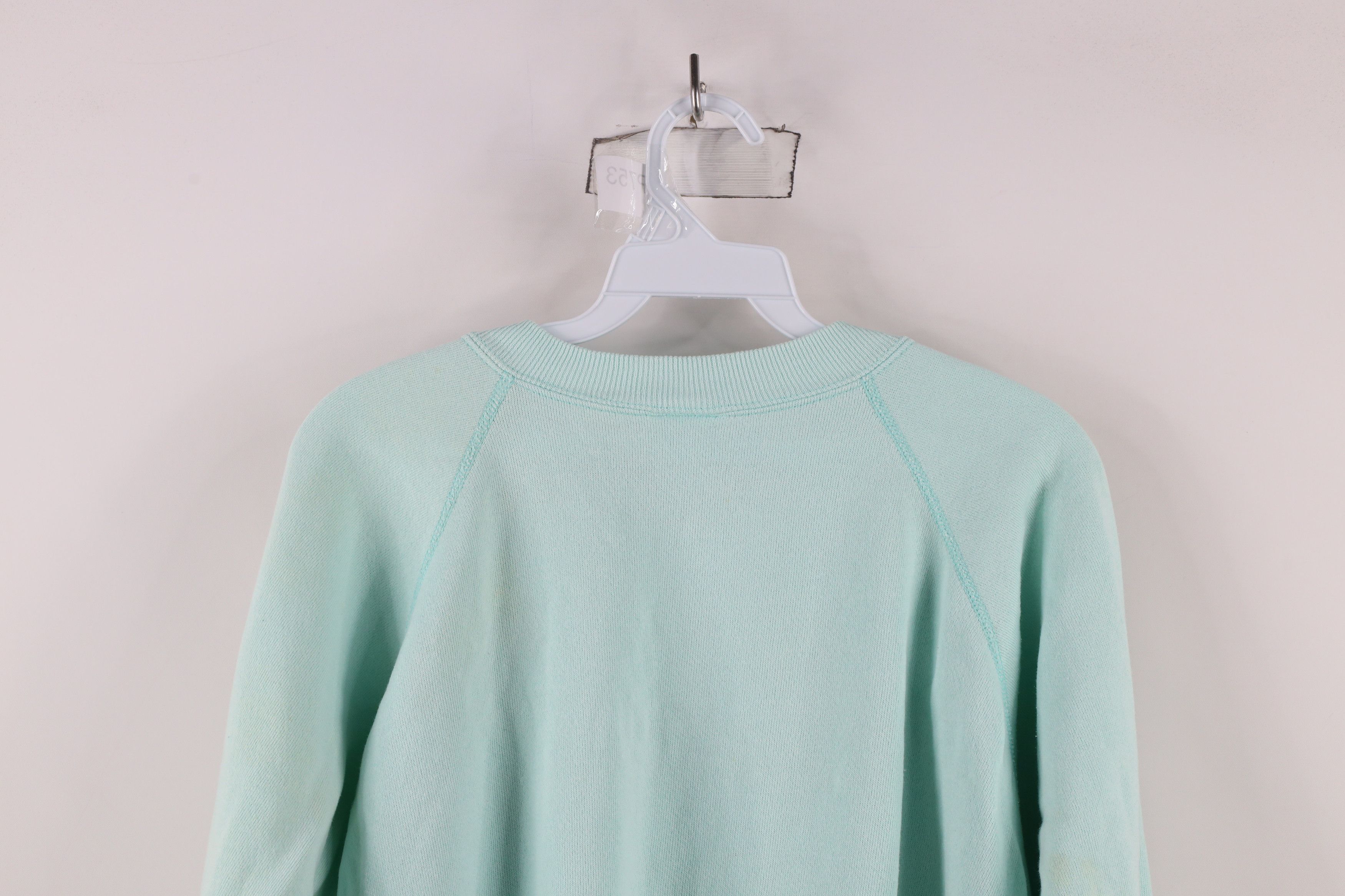 Vintage Vintage 90s Streetwear Blank Crewneck Sweatshirt Blue USA Size XL / US 12-14 / IT 48-50 - 14 Thumbnail
