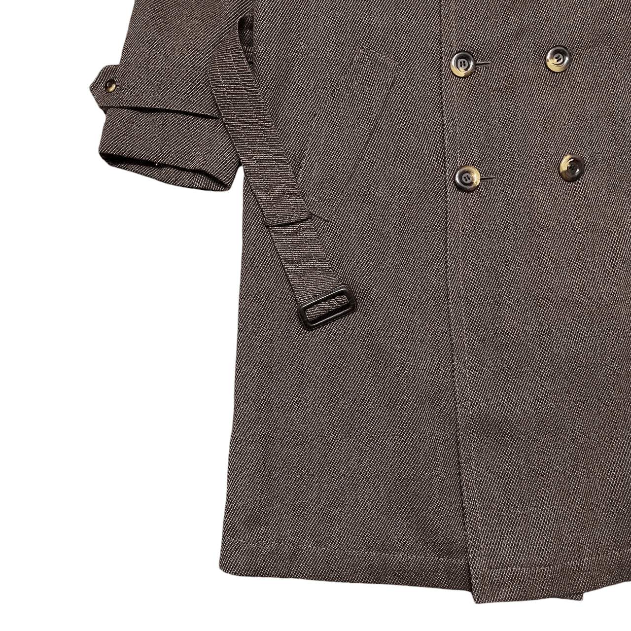 Japanese Brand Vintage Belter Made in Japan Wool Long Coat Double Breast Size US L / EU 52-54 / 3 - 3 Thumbnail