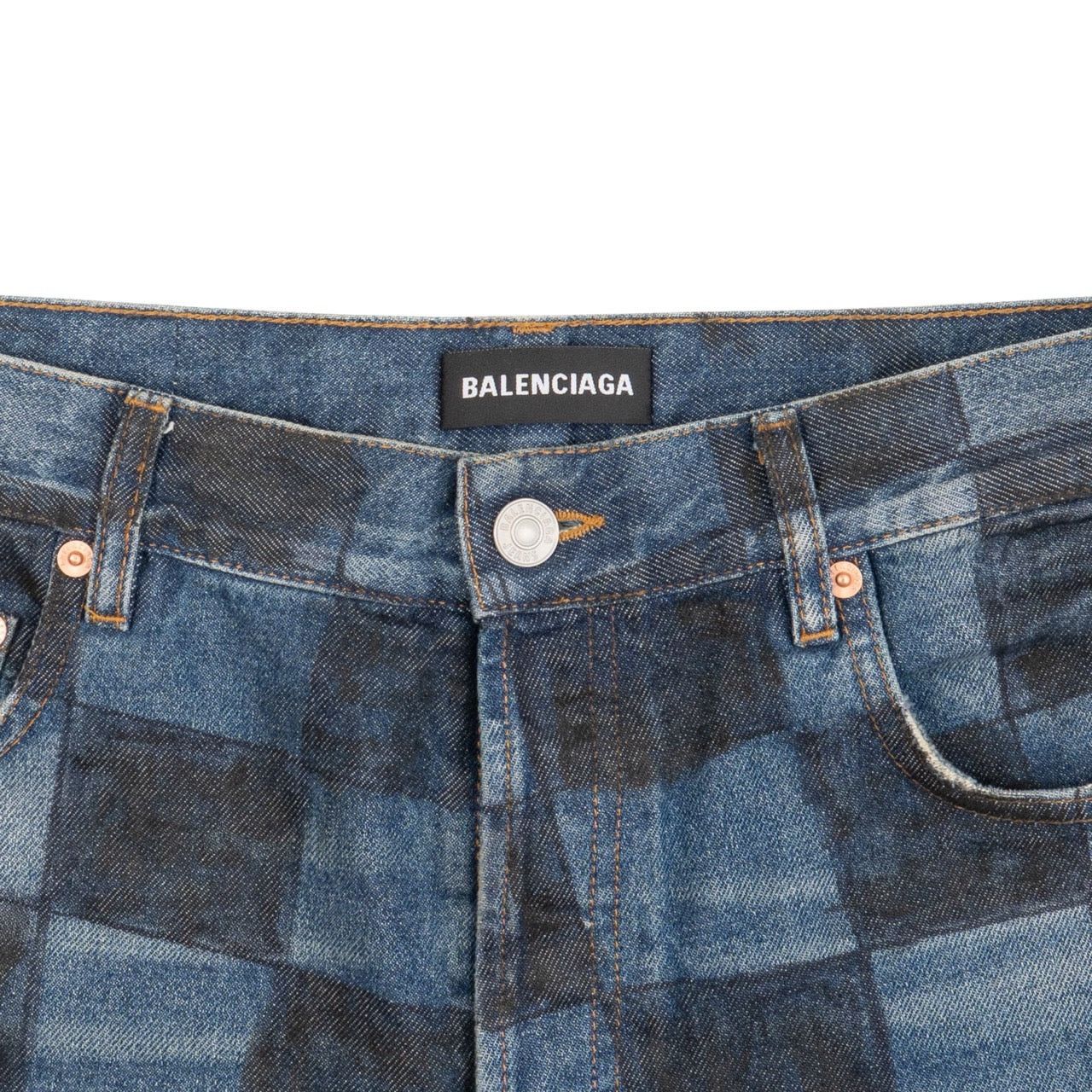 Balenciaga Balenciaga Checkered Jeans Size US 30 / EU 46 - 3 Thumbnail