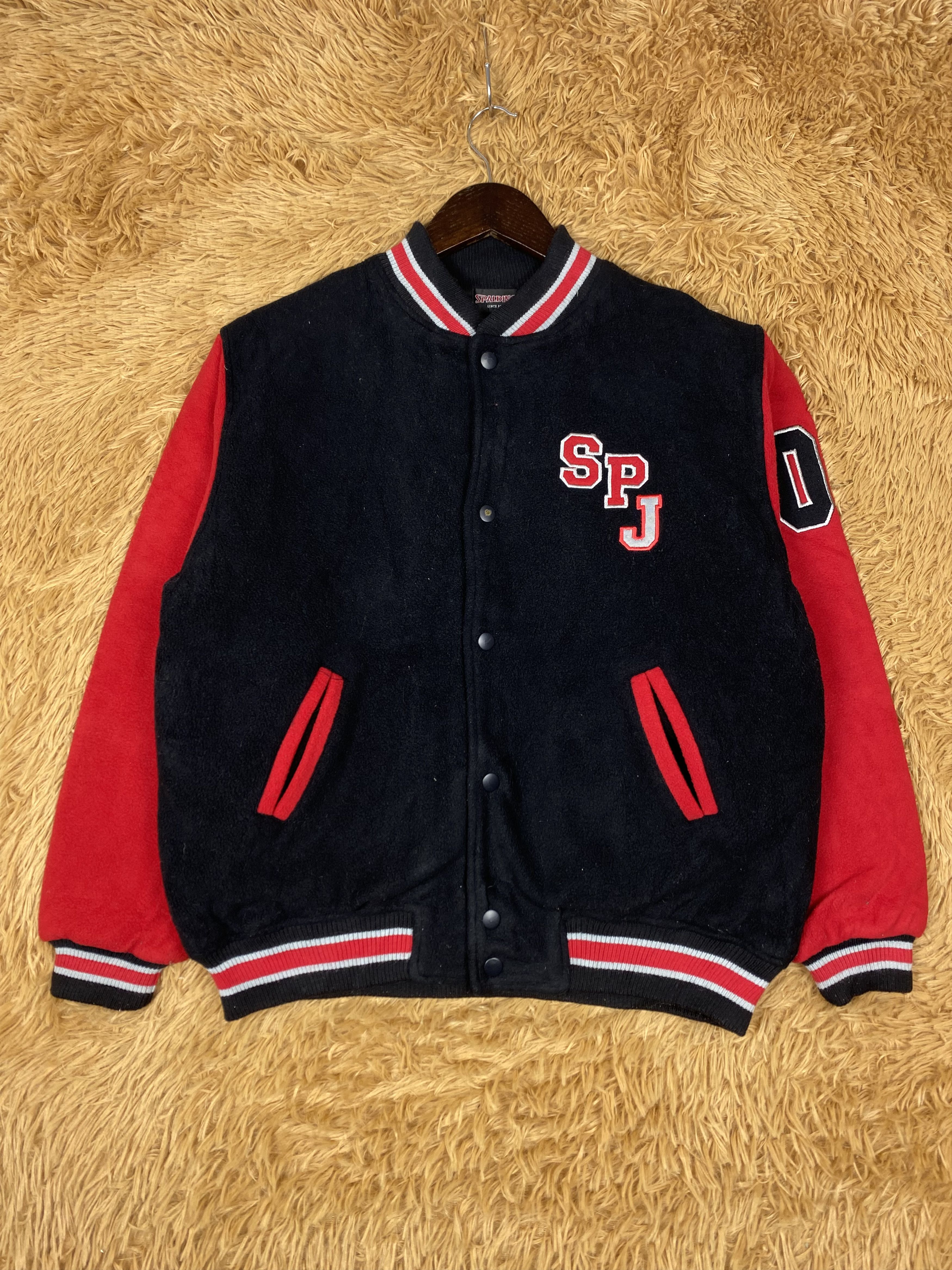 Spalding Vintage Spalding Varsity Jacket DJ0393 Size US S / EU 44-46 / 1 - 1 Thumbnail