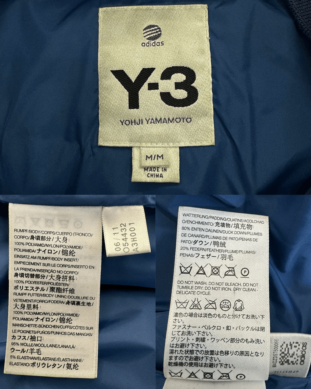 Y-3 Y-3 Check Pattern Down Jacket Size US M / EU 48-50 / 2 - 11 Thumbnail