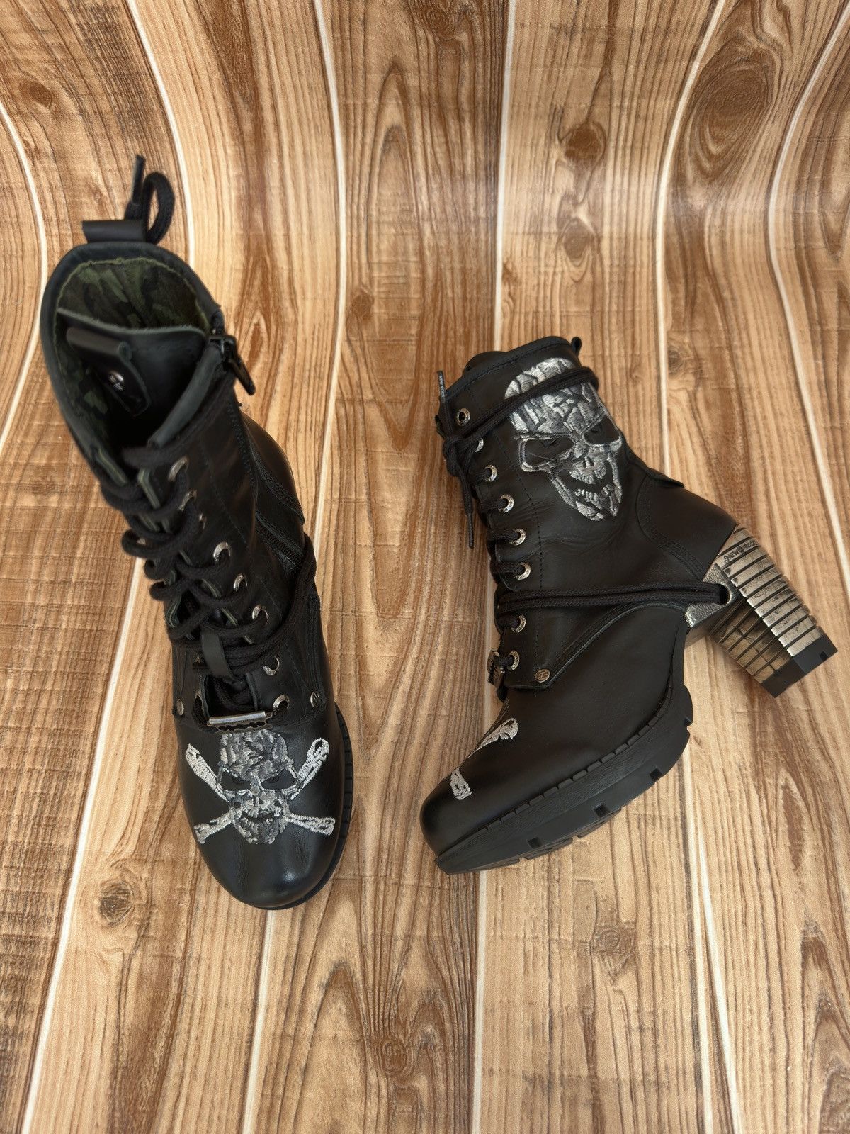 New Rock New Rock TR079-S4 Model Skull Size US 7 / IT 37 - 5 Thumbnail