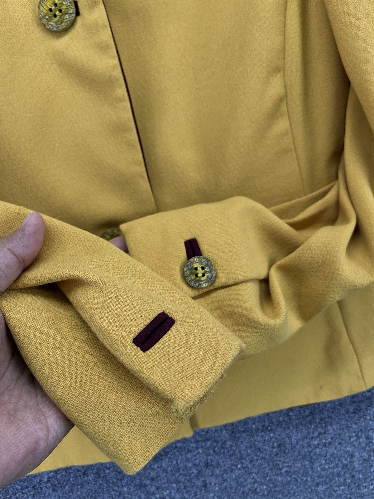 Versace Vintage Gianni Versace Wool Cardigan Coat Jacket Size S / US 4 / IT 40 - 13 Thumbnail