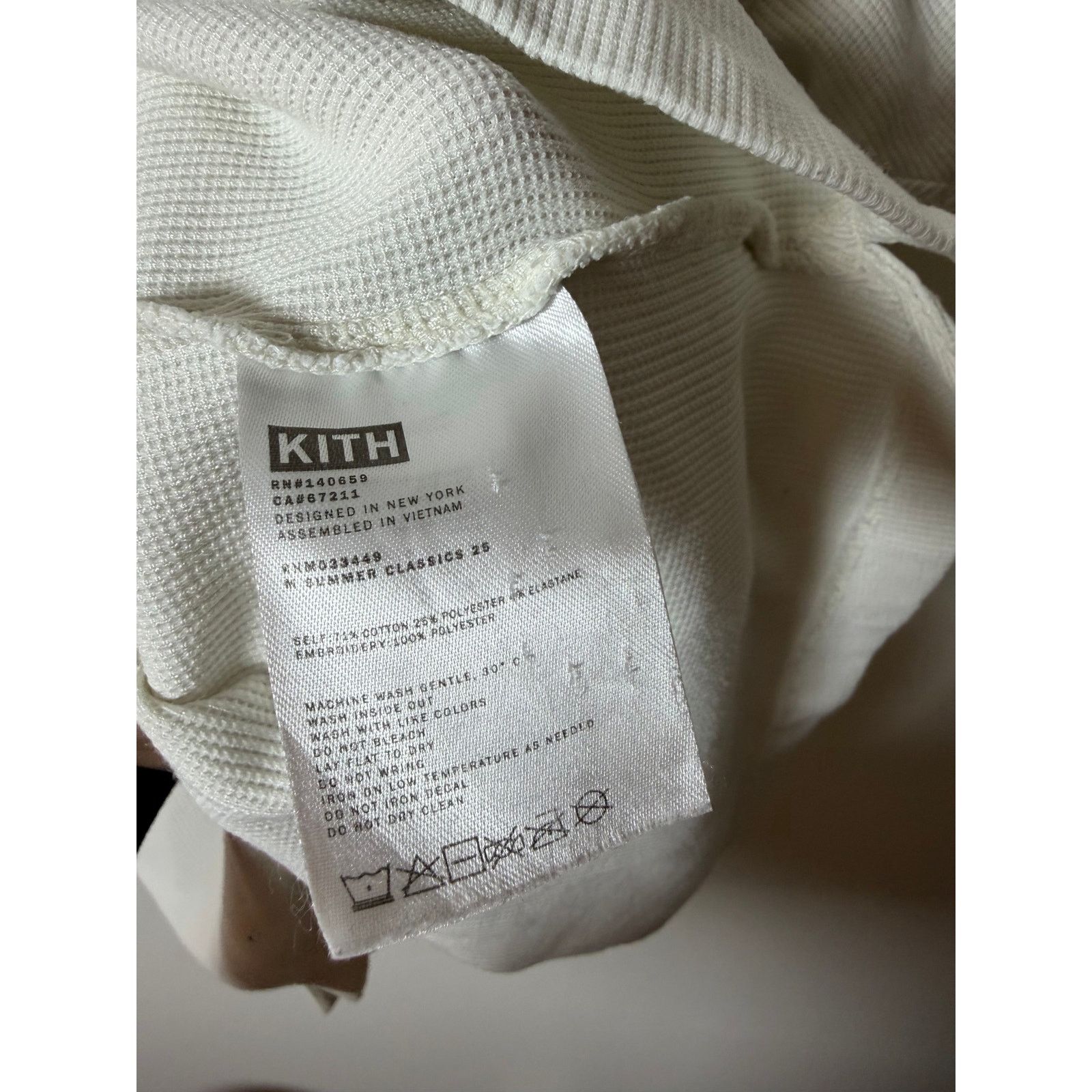 Kith Kith Waffle White Polo Shirt Size US L / EU 52-54 / 3 - 5 Thumbnail